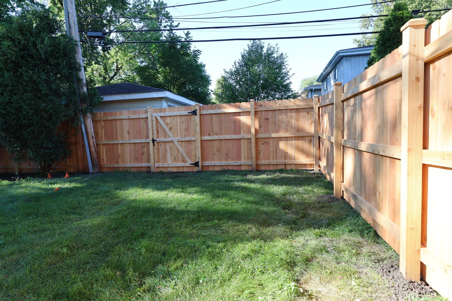 cedar privacy fence installation Illinois