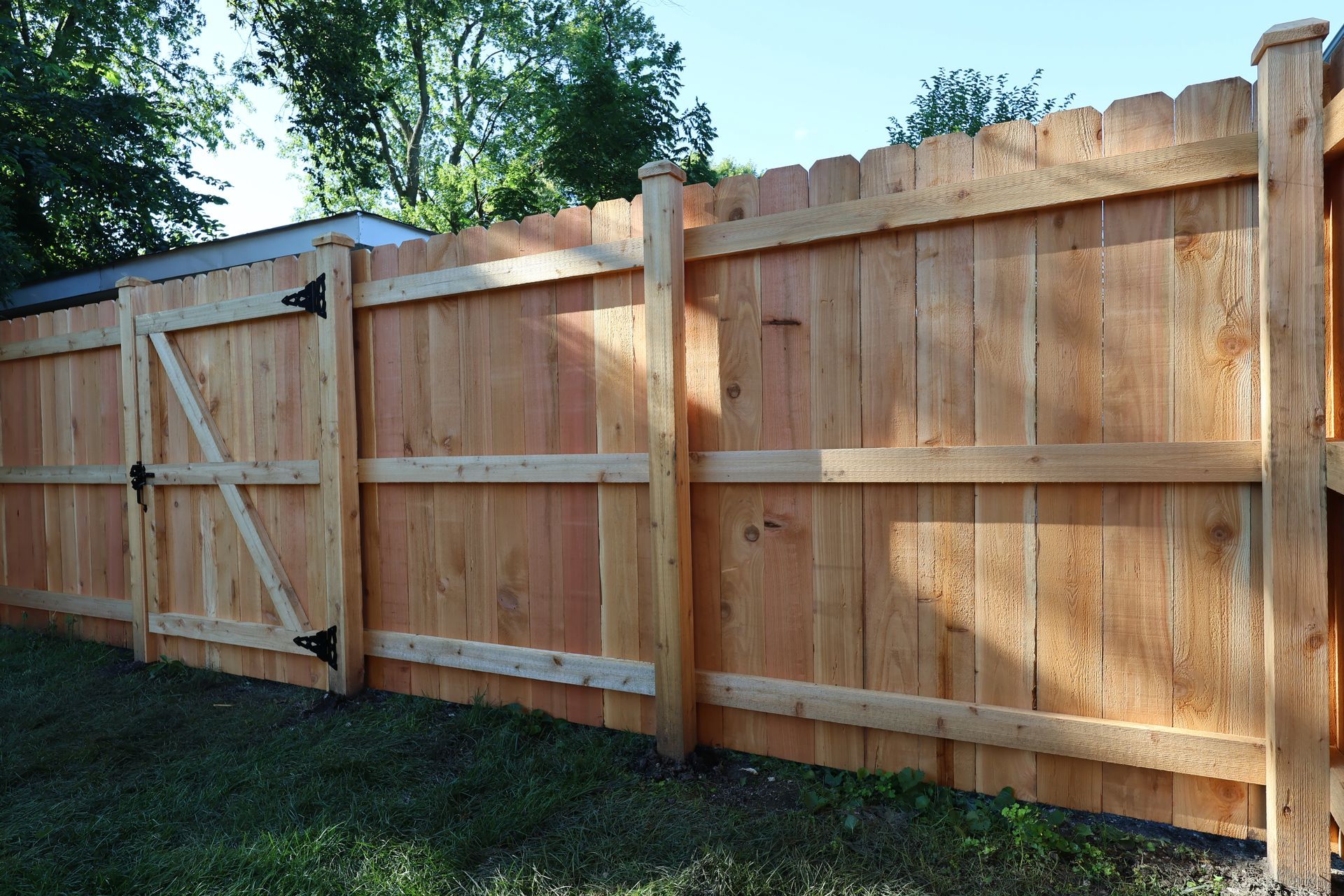 cedar privacy fence installation Illinois