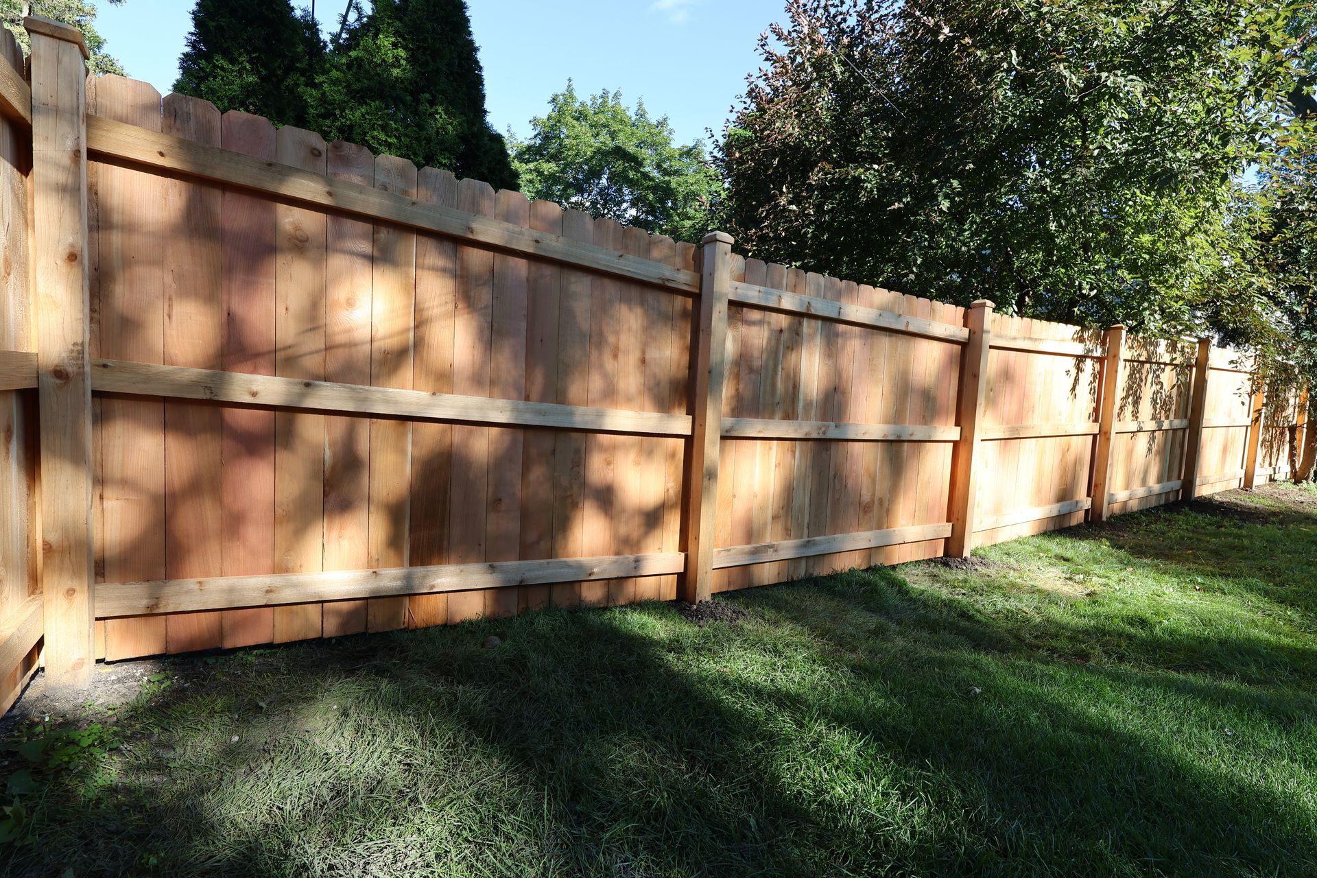 cedar privacy fence installation Illinois