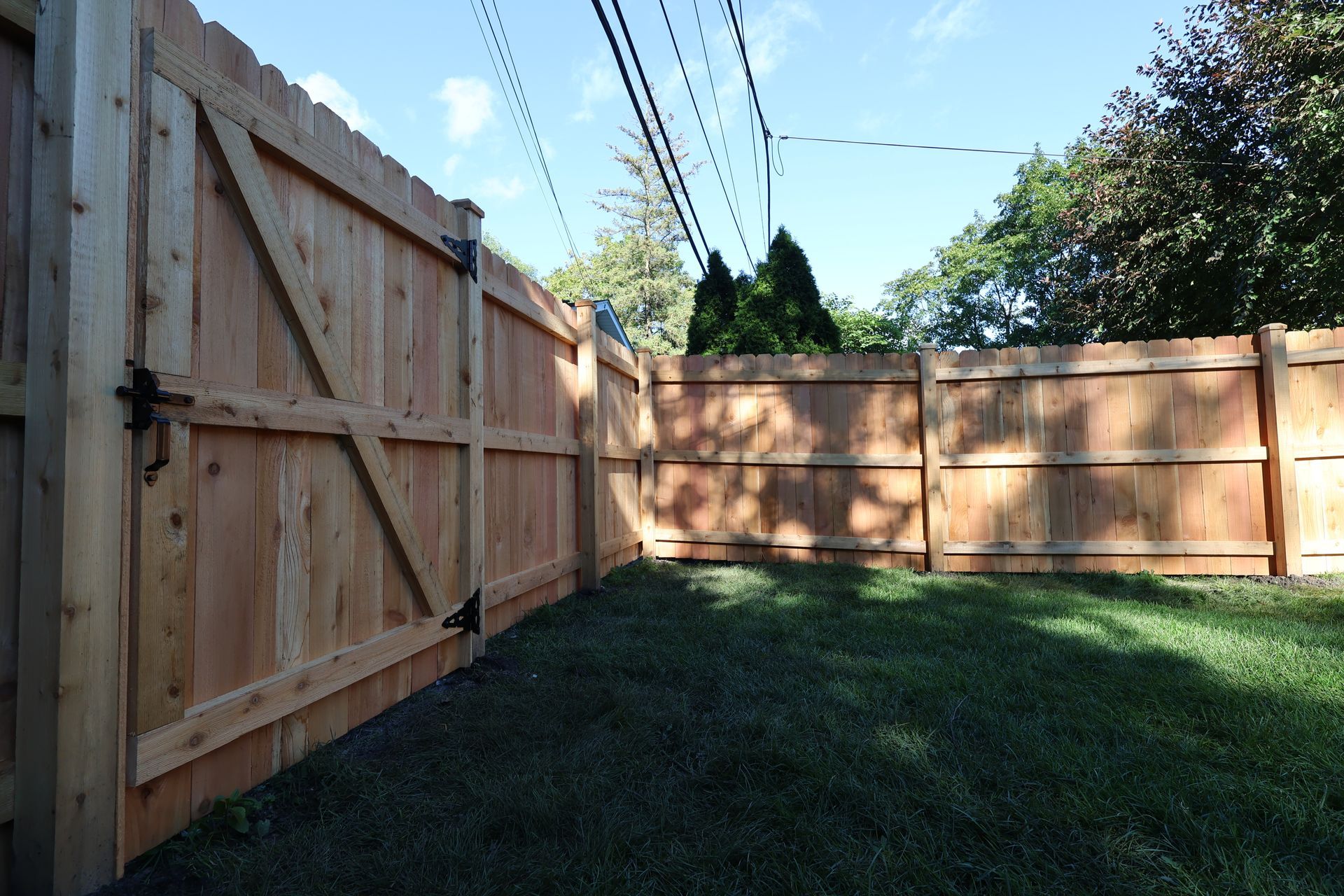 cedar privacy fence installation Illinois