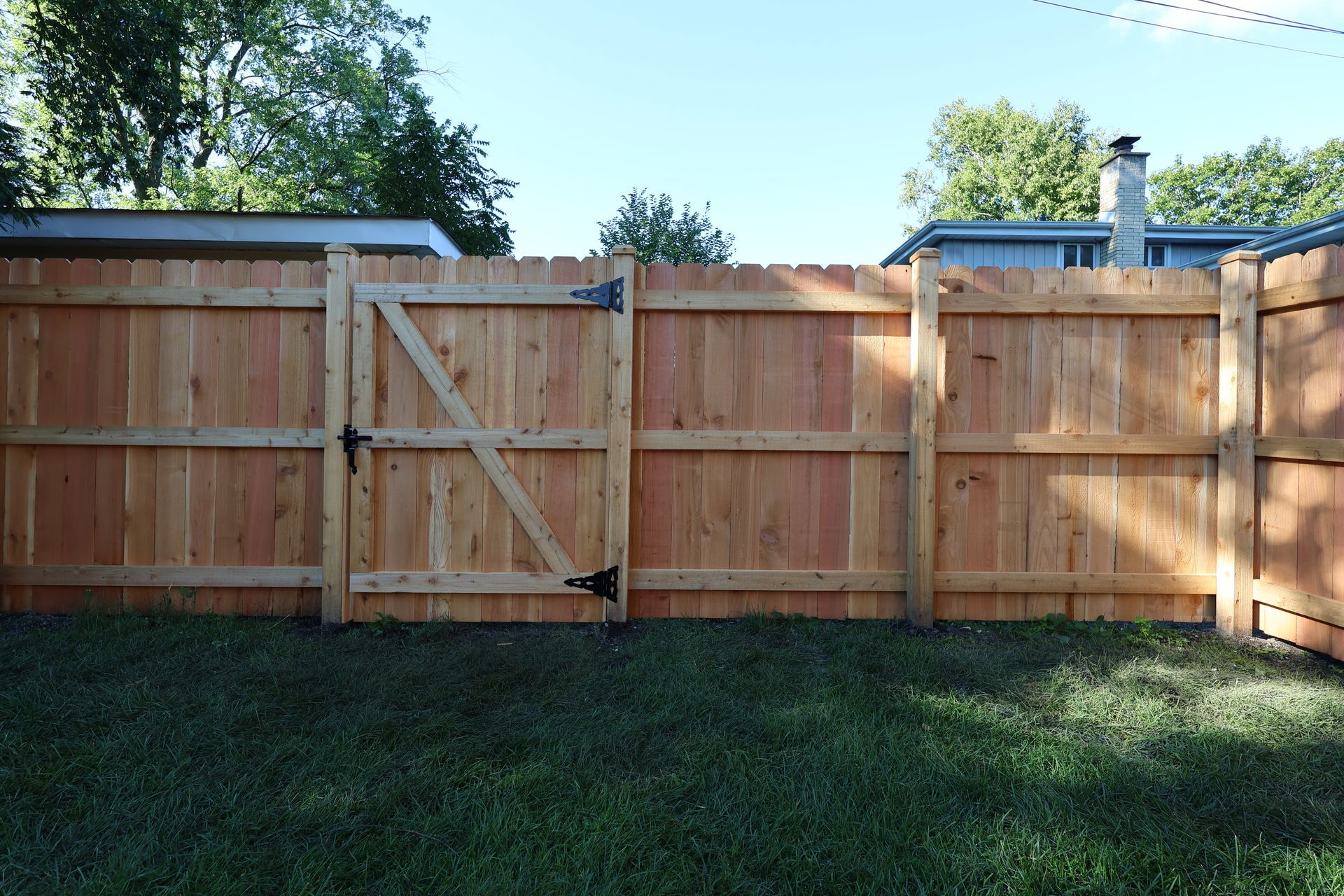 cedar privacy fence installation Illinois
