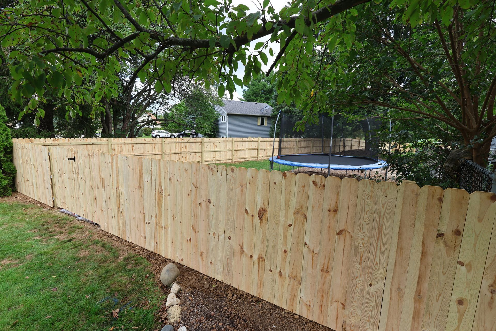 pressure treated pine fence installation Illinois