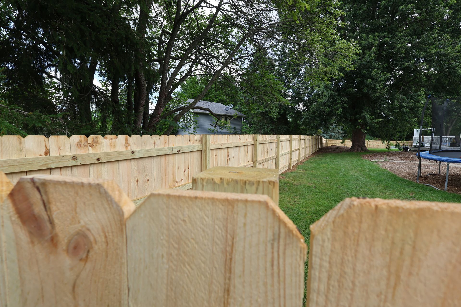 pressure treated pine fence installation Illinois