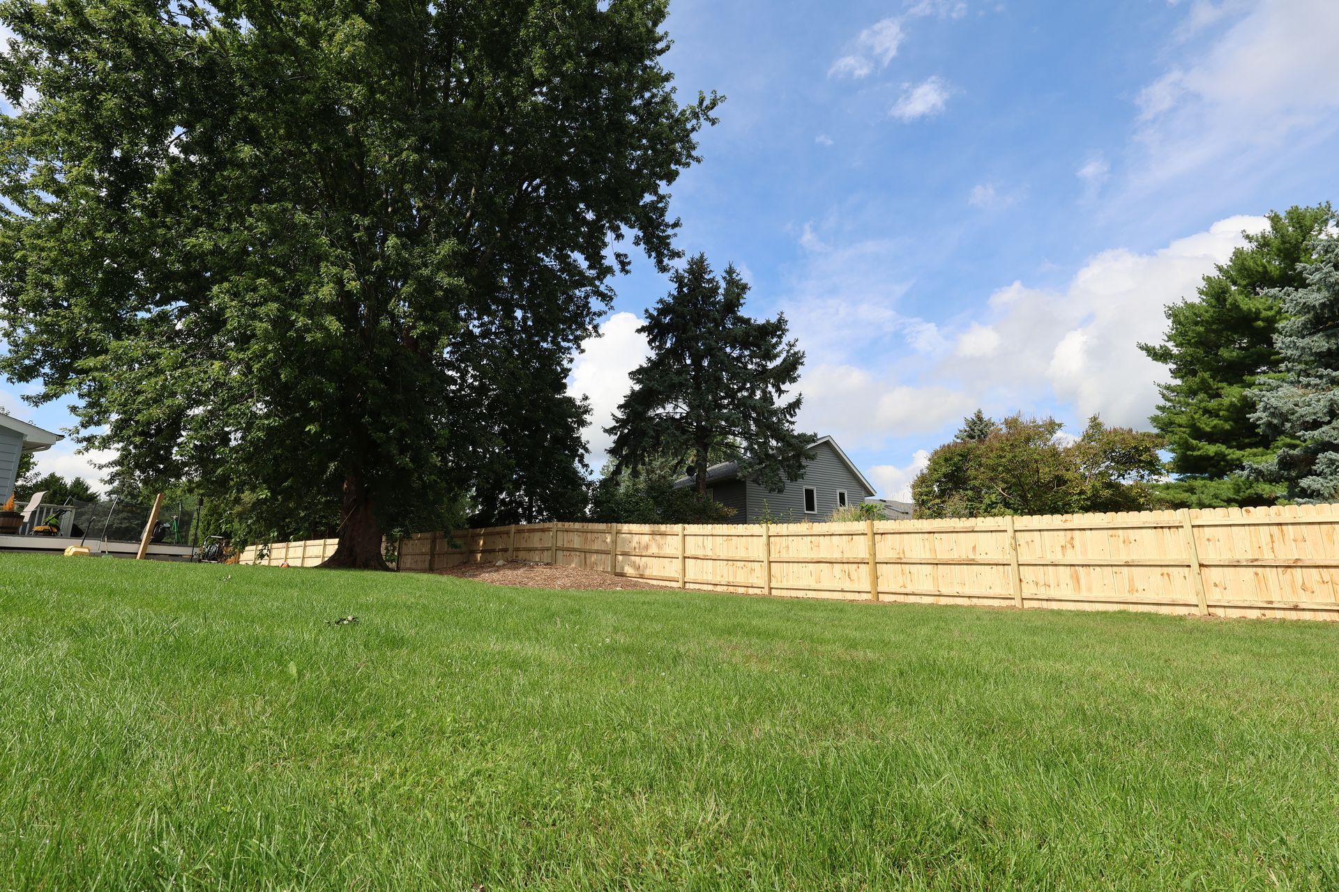 pressure treated pine fence installation Illinois