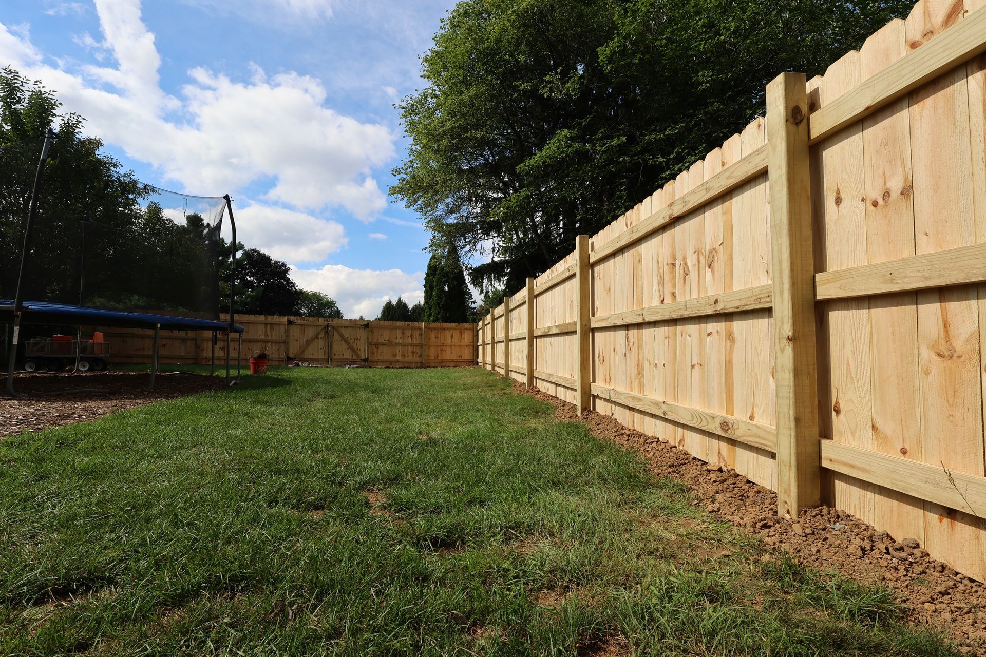 pressure treated pine fence installation Illinois
