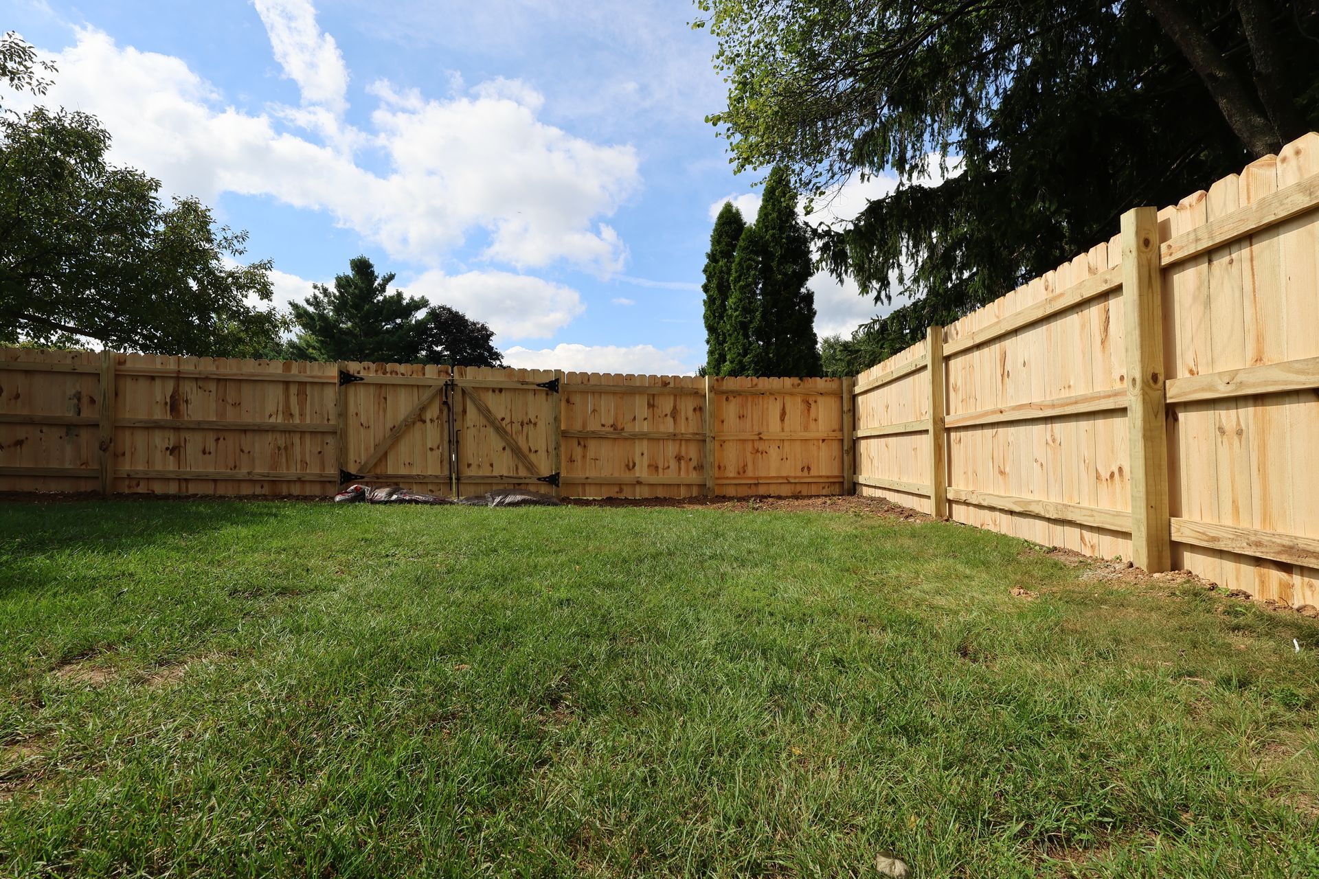 pressure treated pine fence installation Illinois