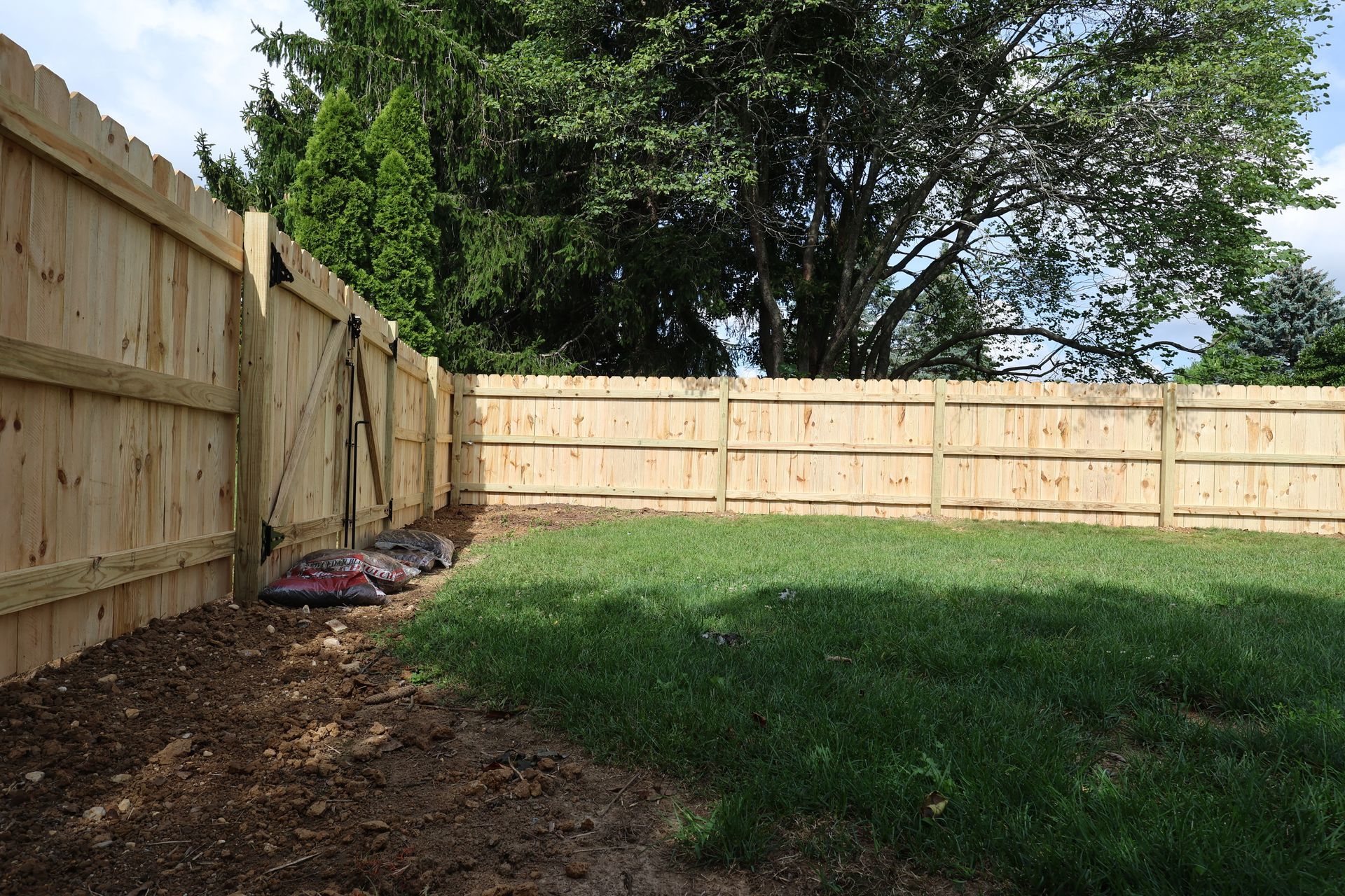 pressure treated pine fence installation Illinois