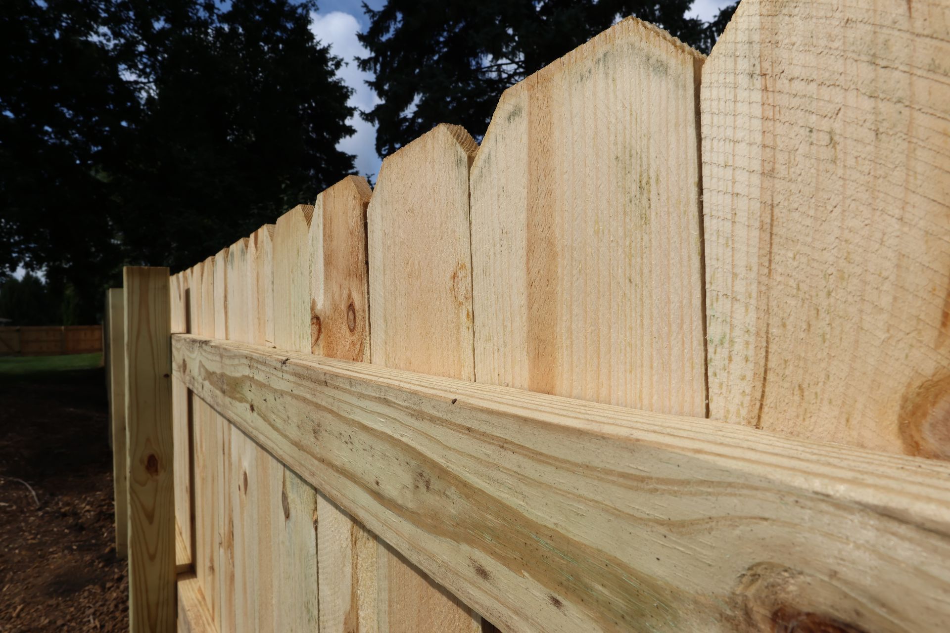 pressure treated pine fence installation Illinois