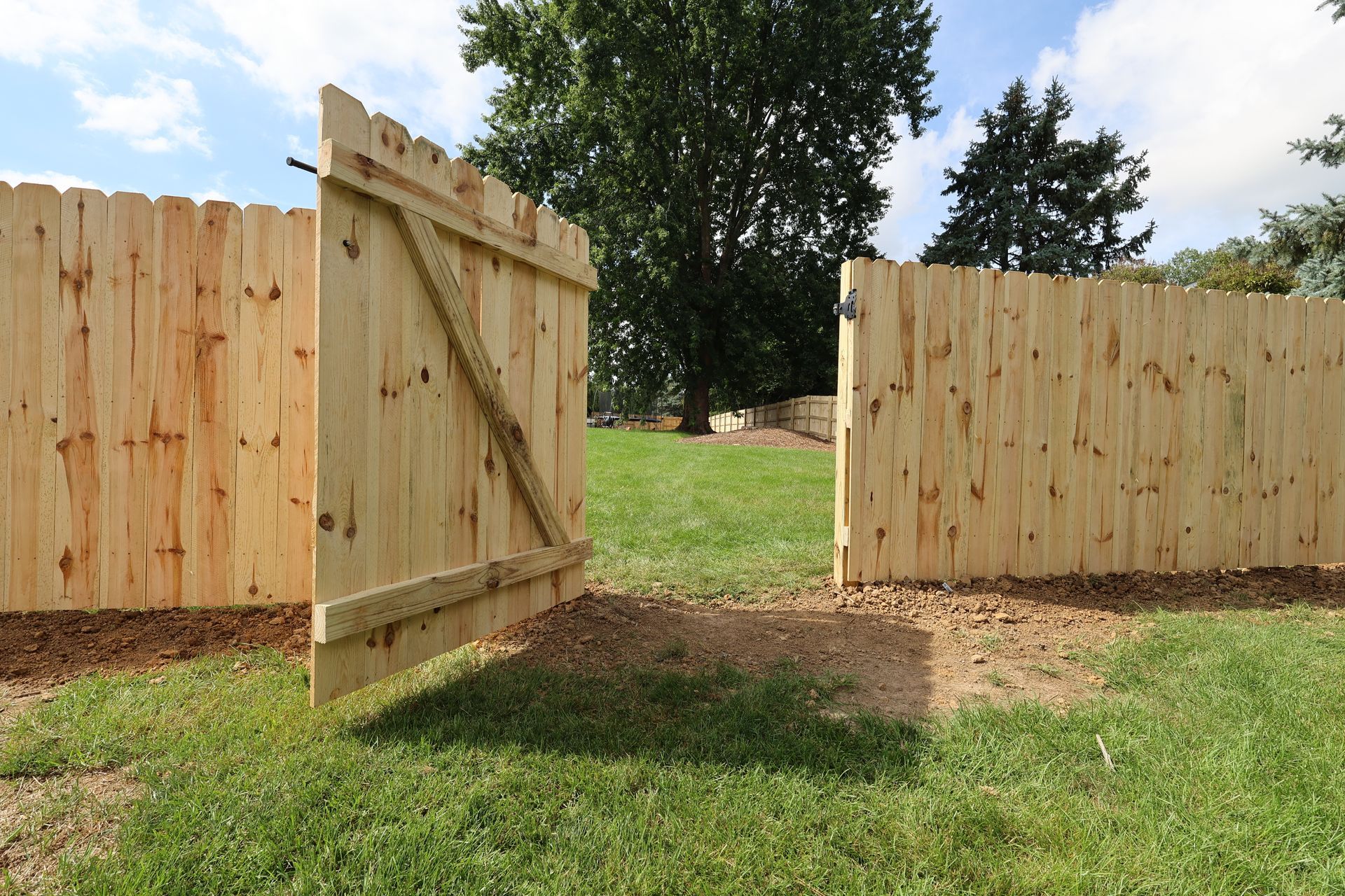 pressure treated pine fence installation Illinois