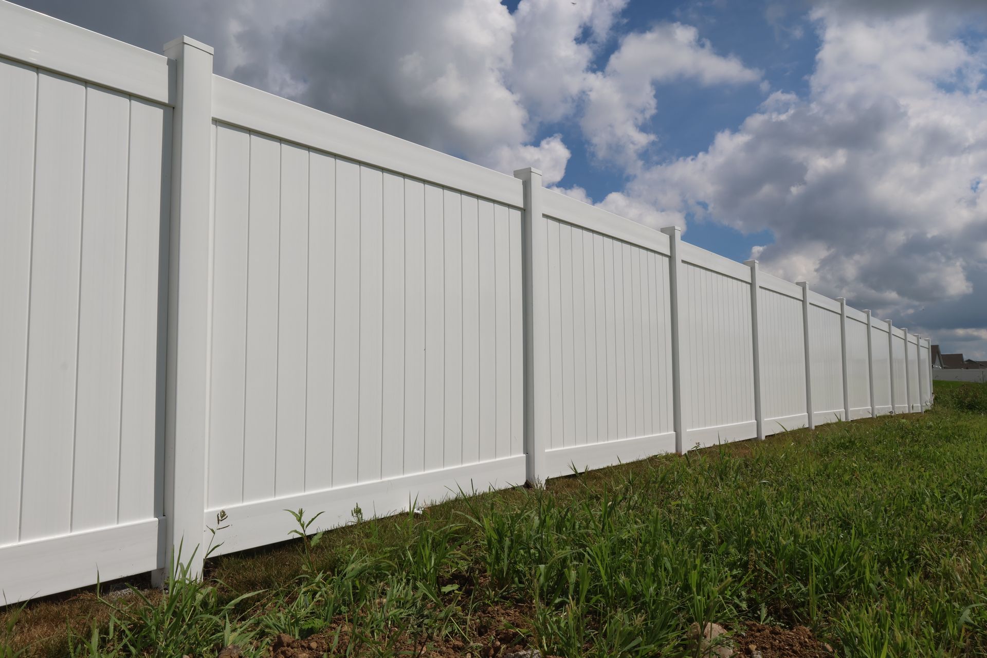 vinyl fence grade racking