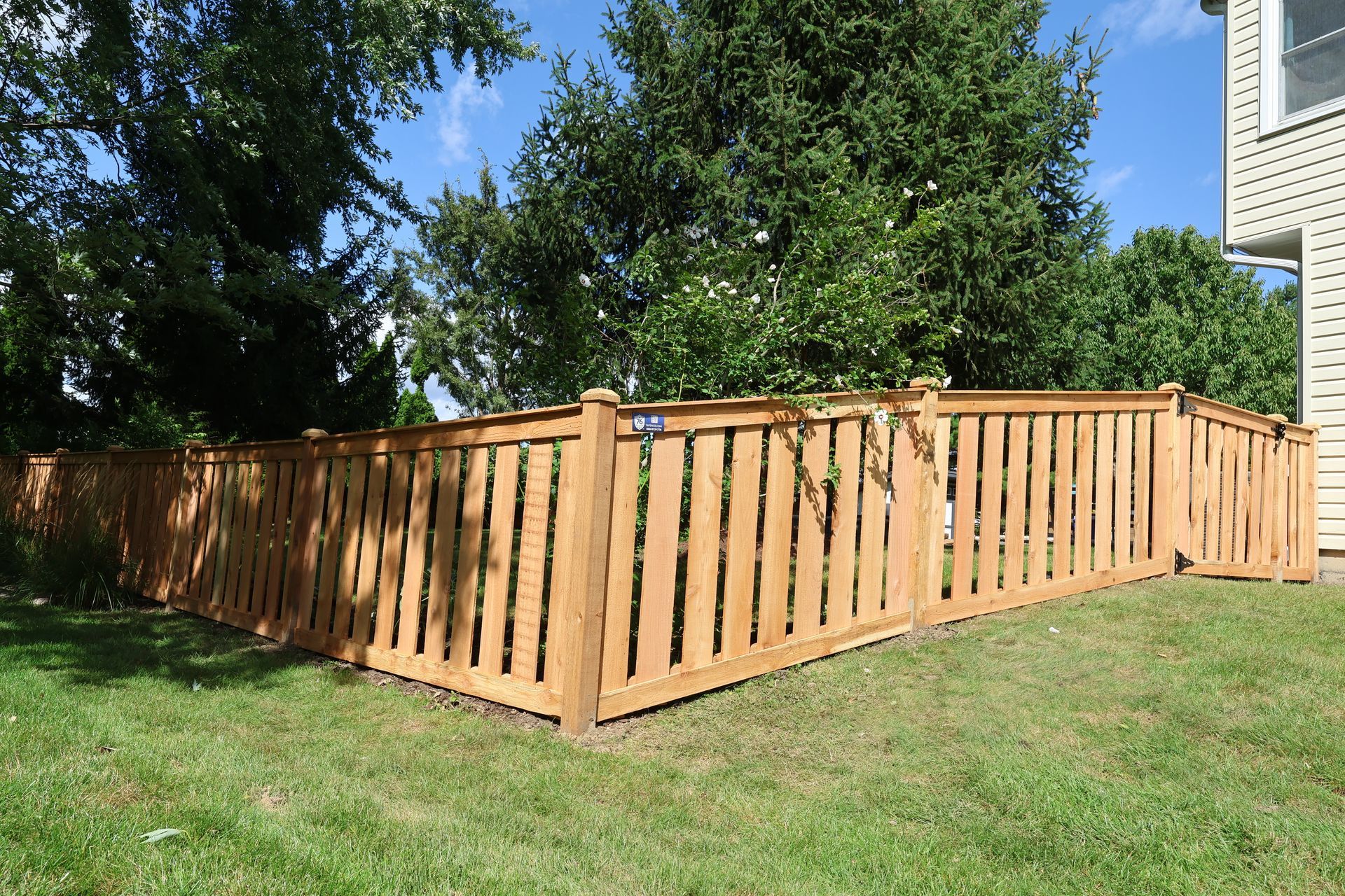 cedar fence installation Illinois