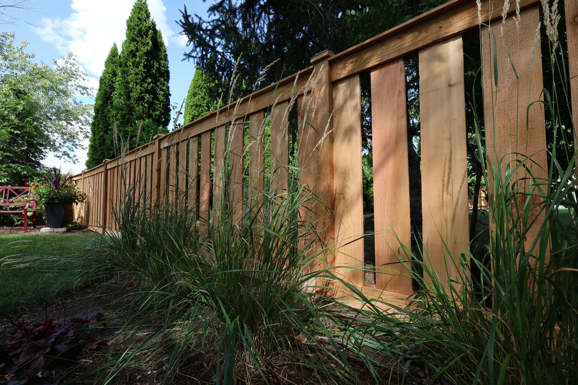 cedar fence installation Illinois