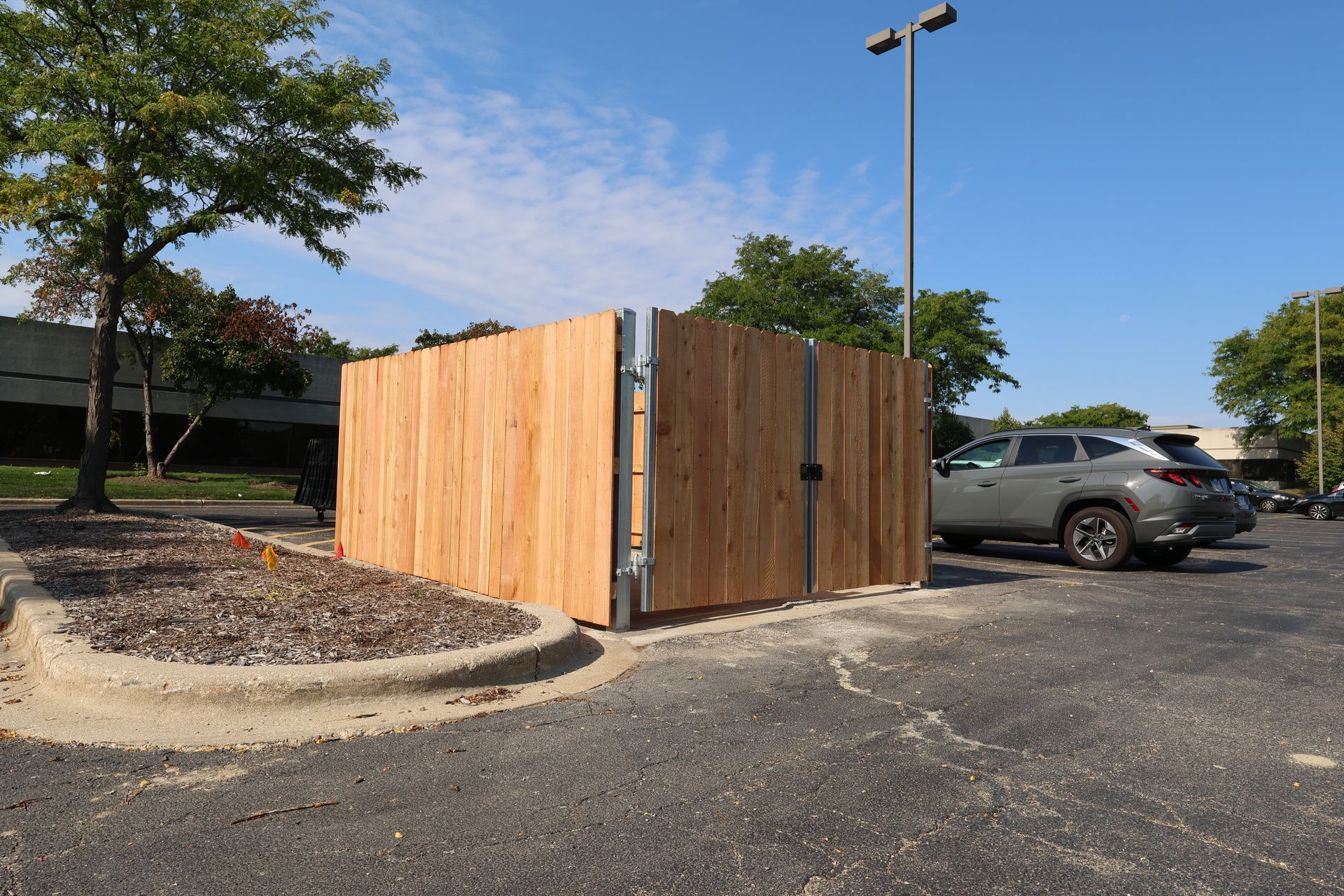 dumpster enclosure installation Illinois