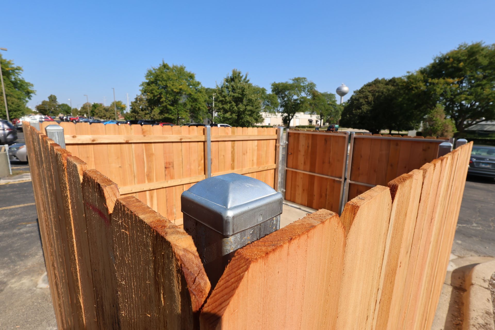 dumpster enclosure installation Illinois