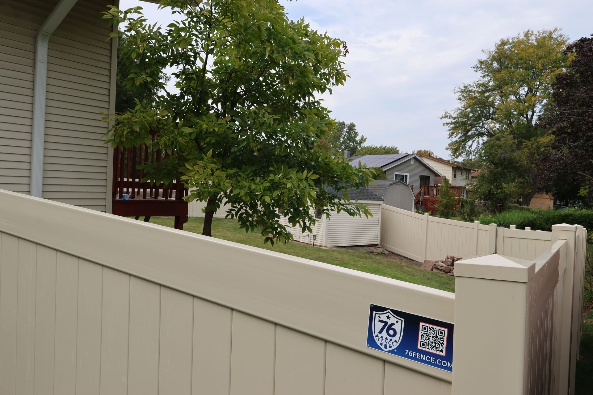 vinyl fence installation Illinois