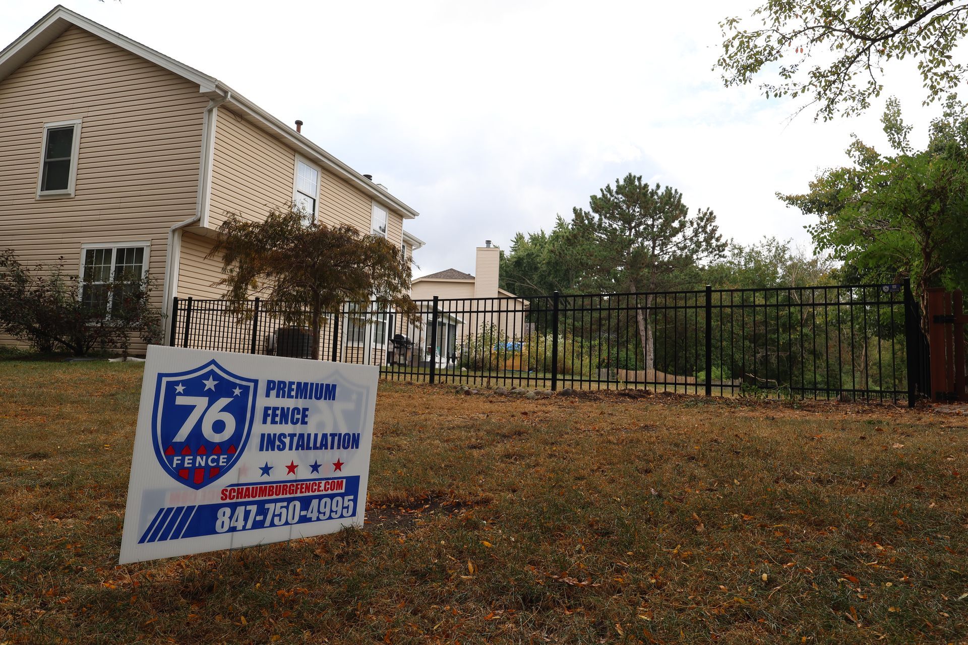 aluminum fence installation Illinois