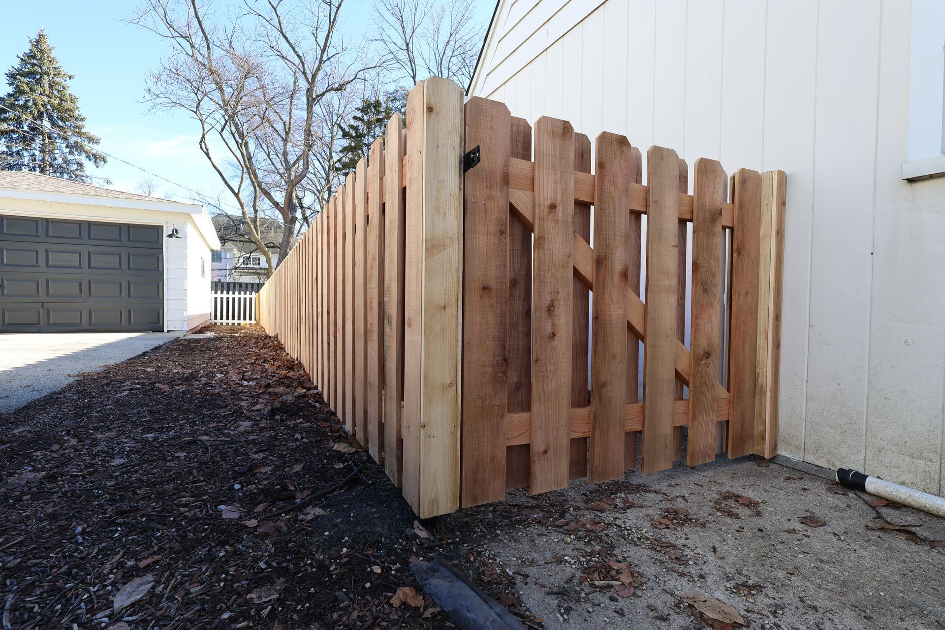 cedar fence installation Illinois