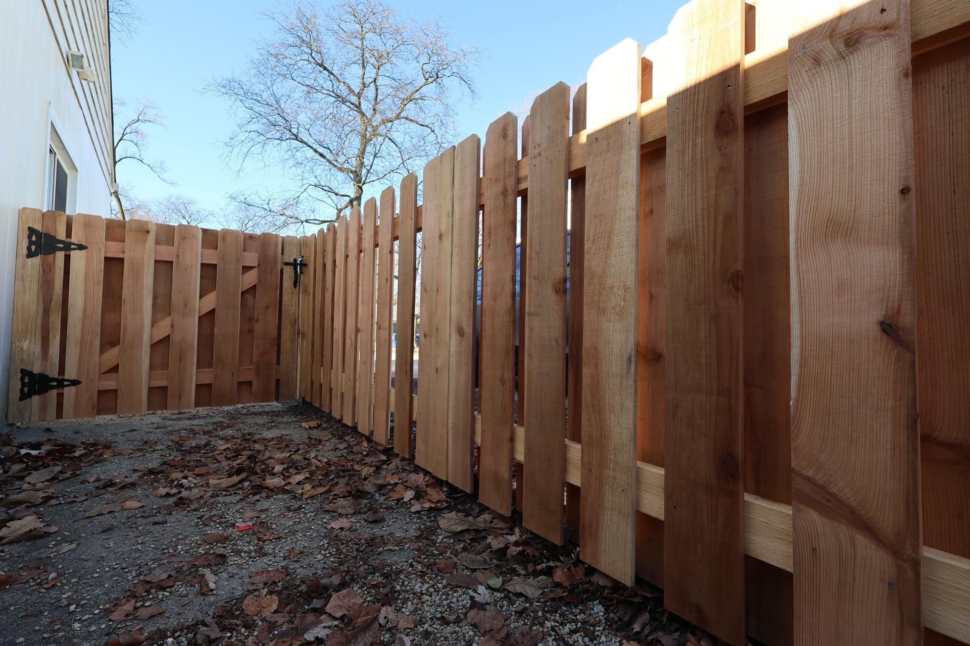 cedar fence installation Illinois