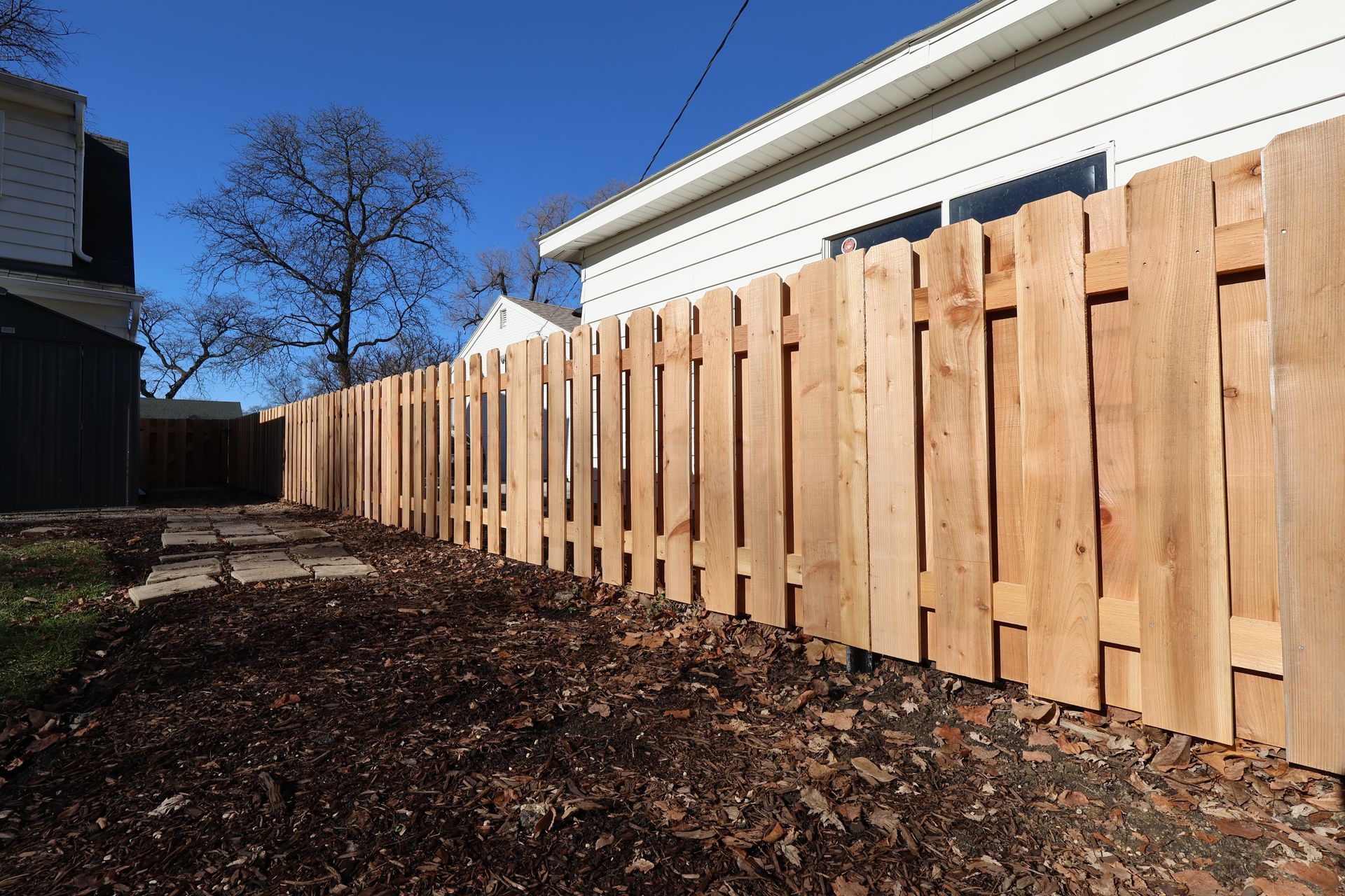 cedar fence installation Illinois