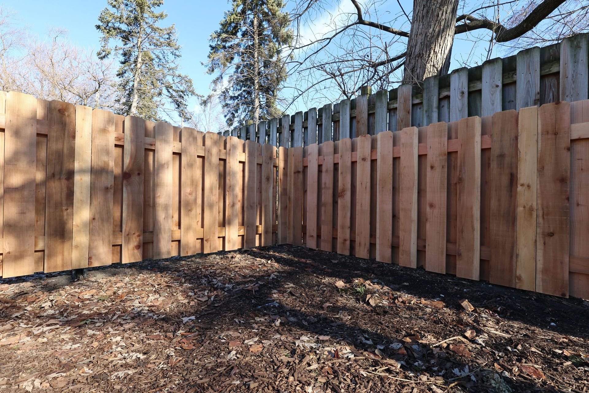 cedar fence installation Illinois
