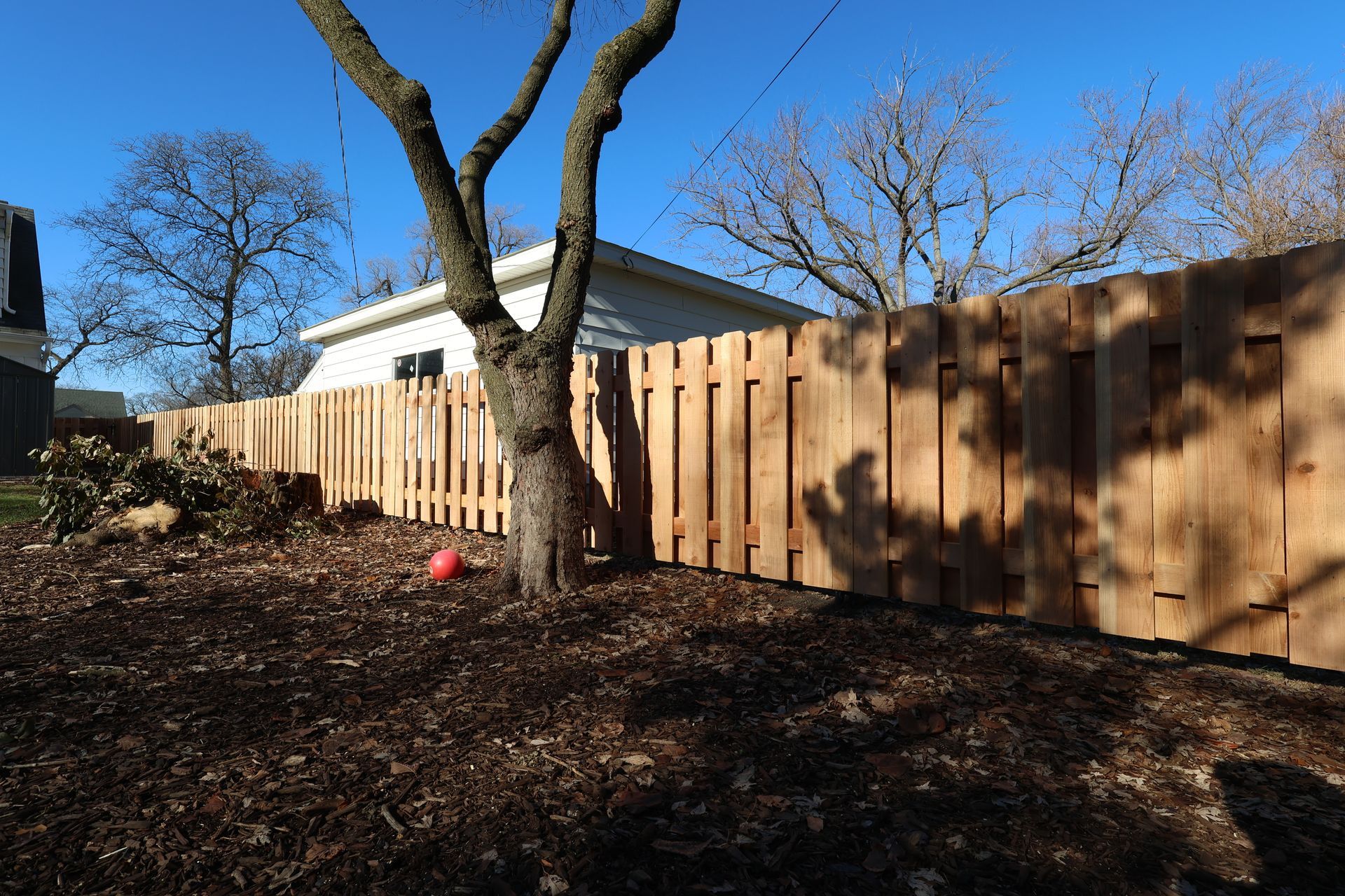 cedar fence installation Illinois