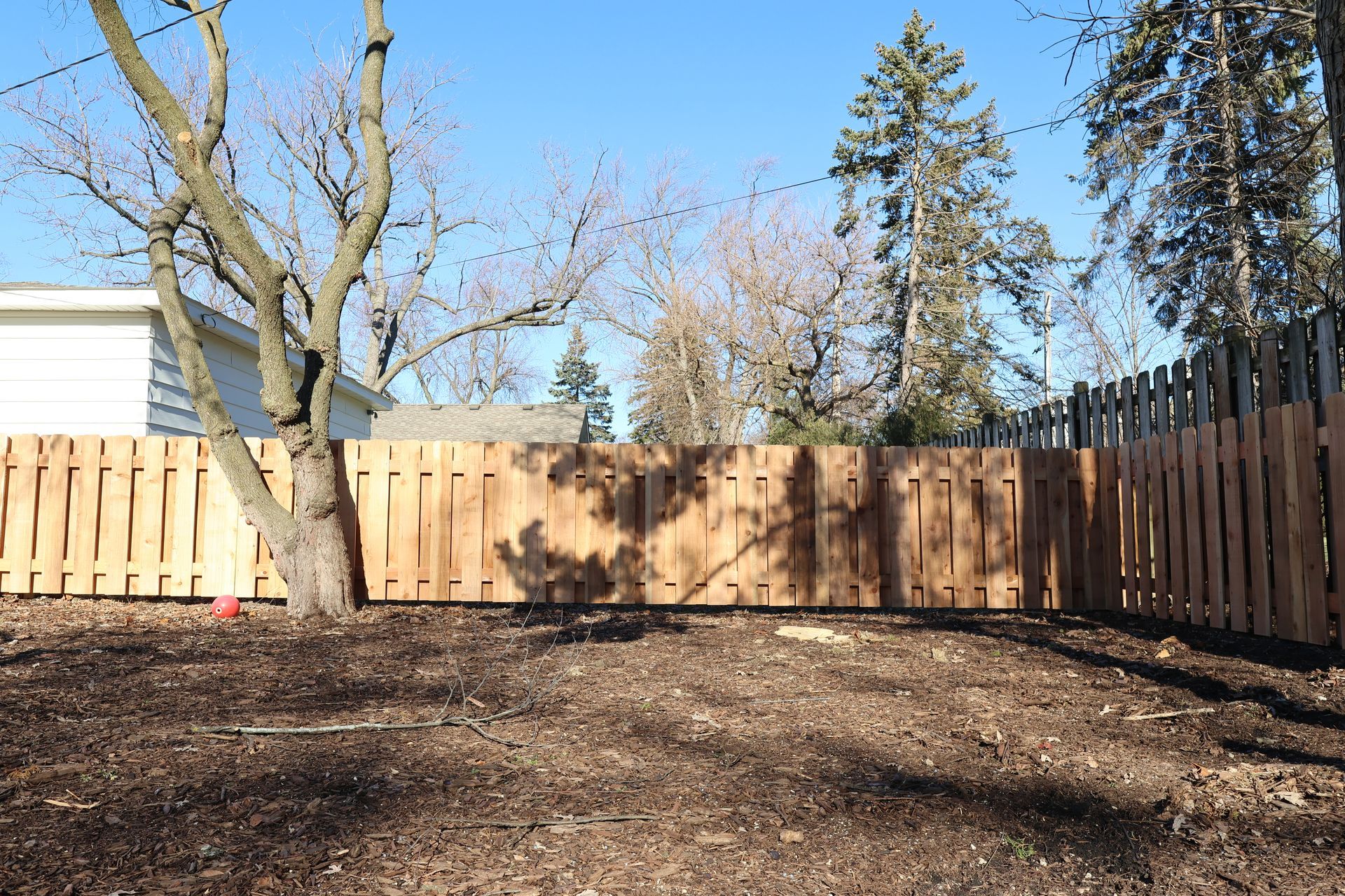 cedar fence installation Illinois
