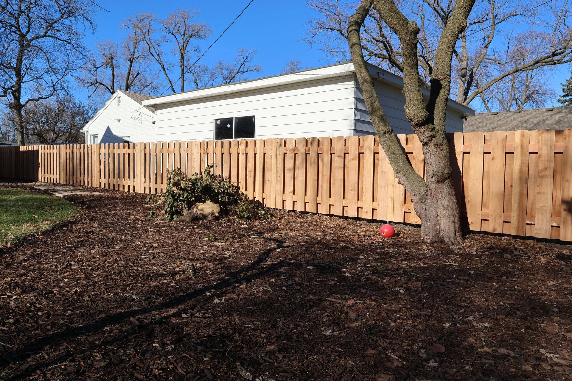 cedar fence installation Illinois