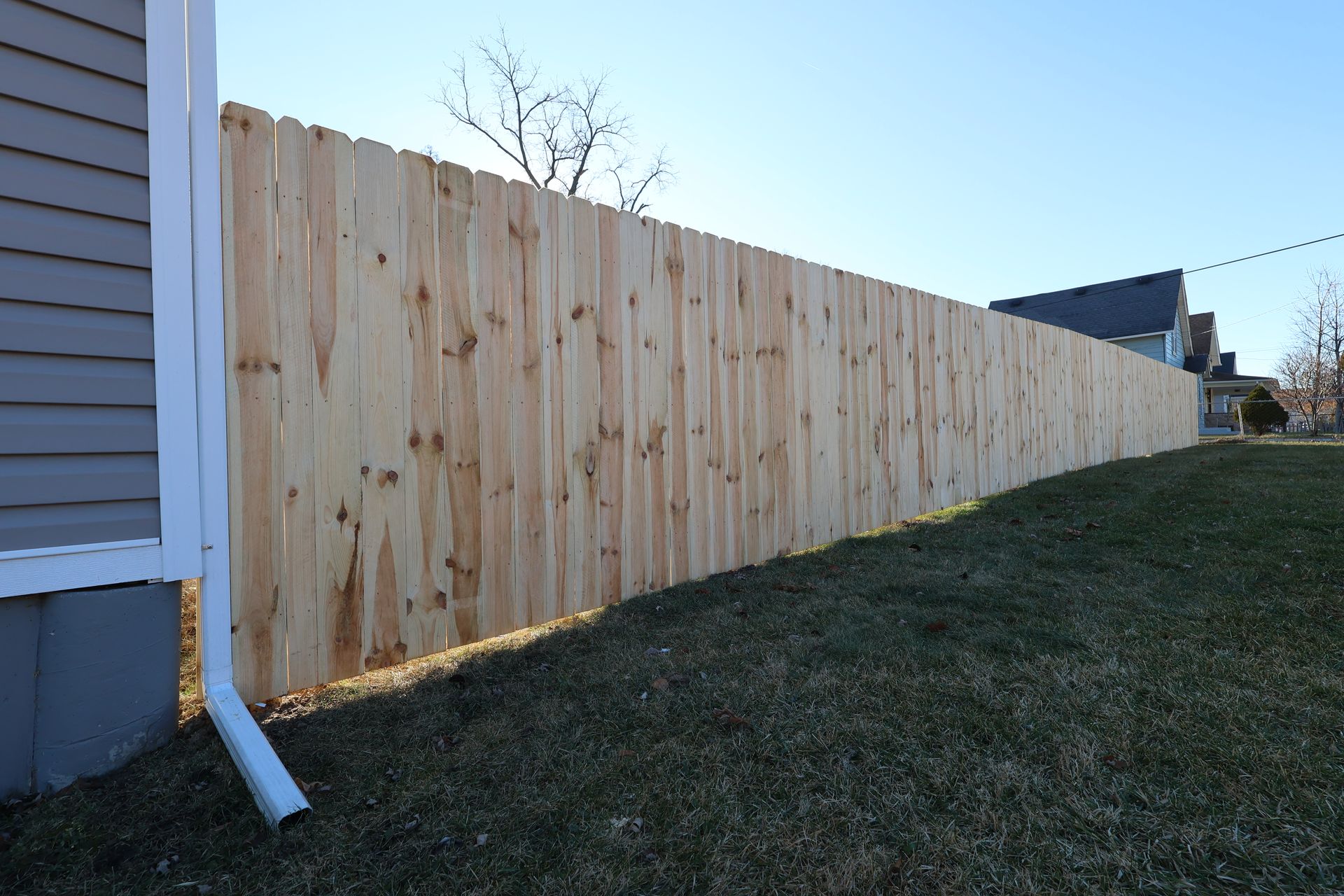 pressure treated pine fence installation Illinois