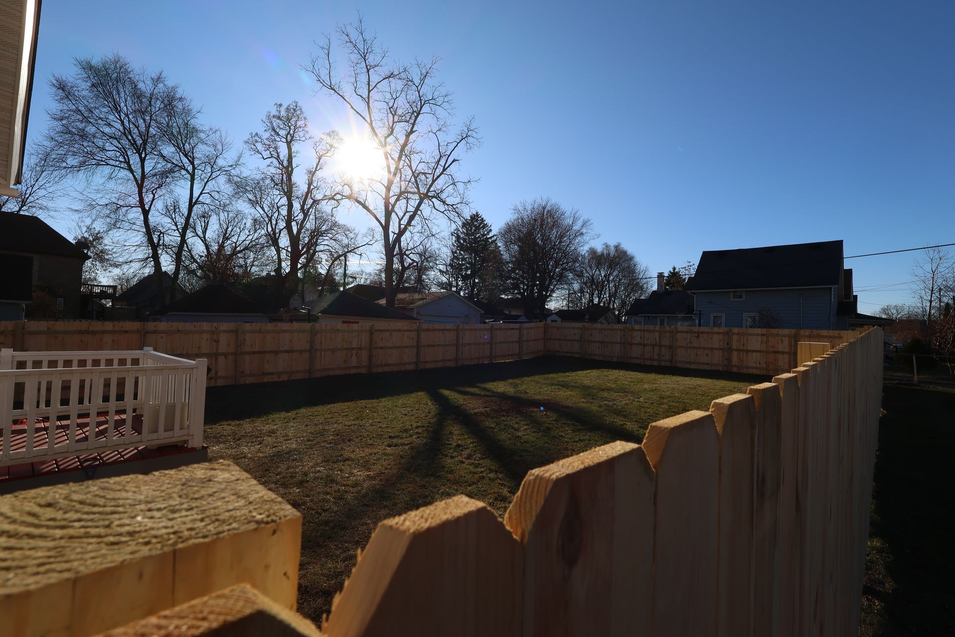 pressure treated pine fence installation Illinois