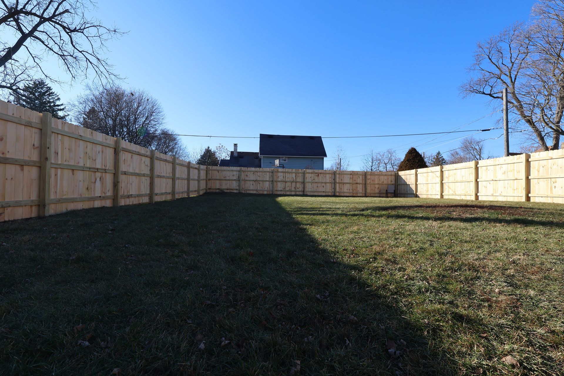 pressure treated pine fence installation Illinois