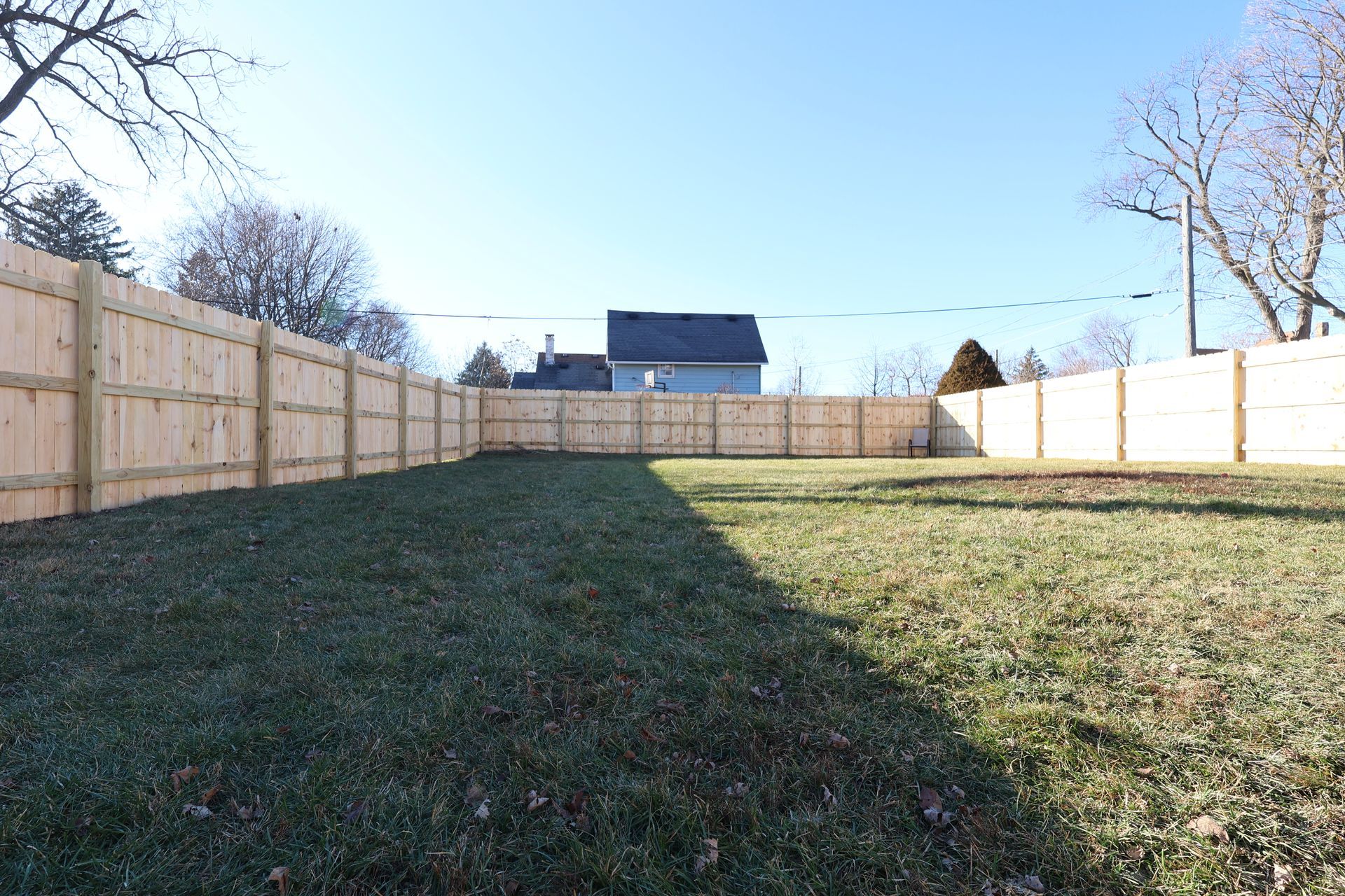 pressure treated pine fence installation Illinois