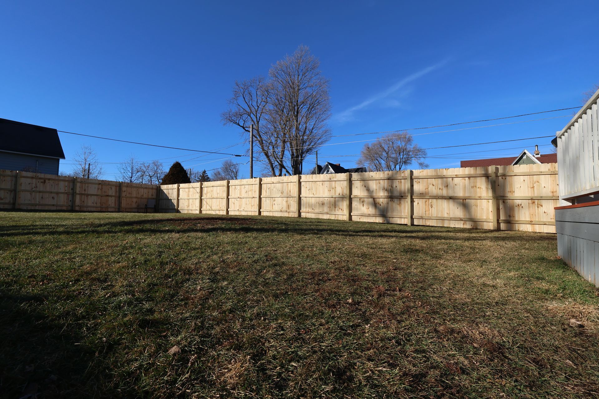 pressure treated pine fence installation Illinois