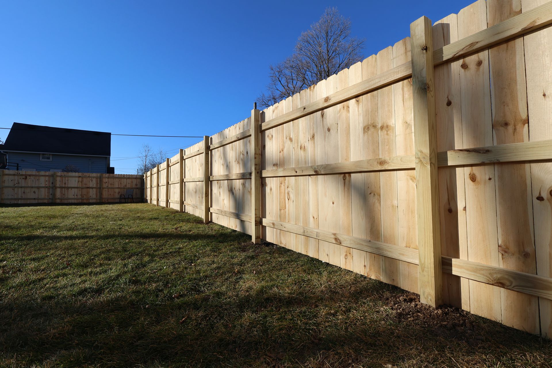 pressure treated pine fence installation Illinois