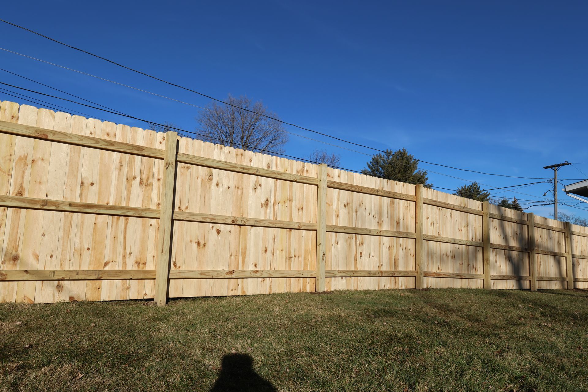 pressure treated pine fence installation Illinois