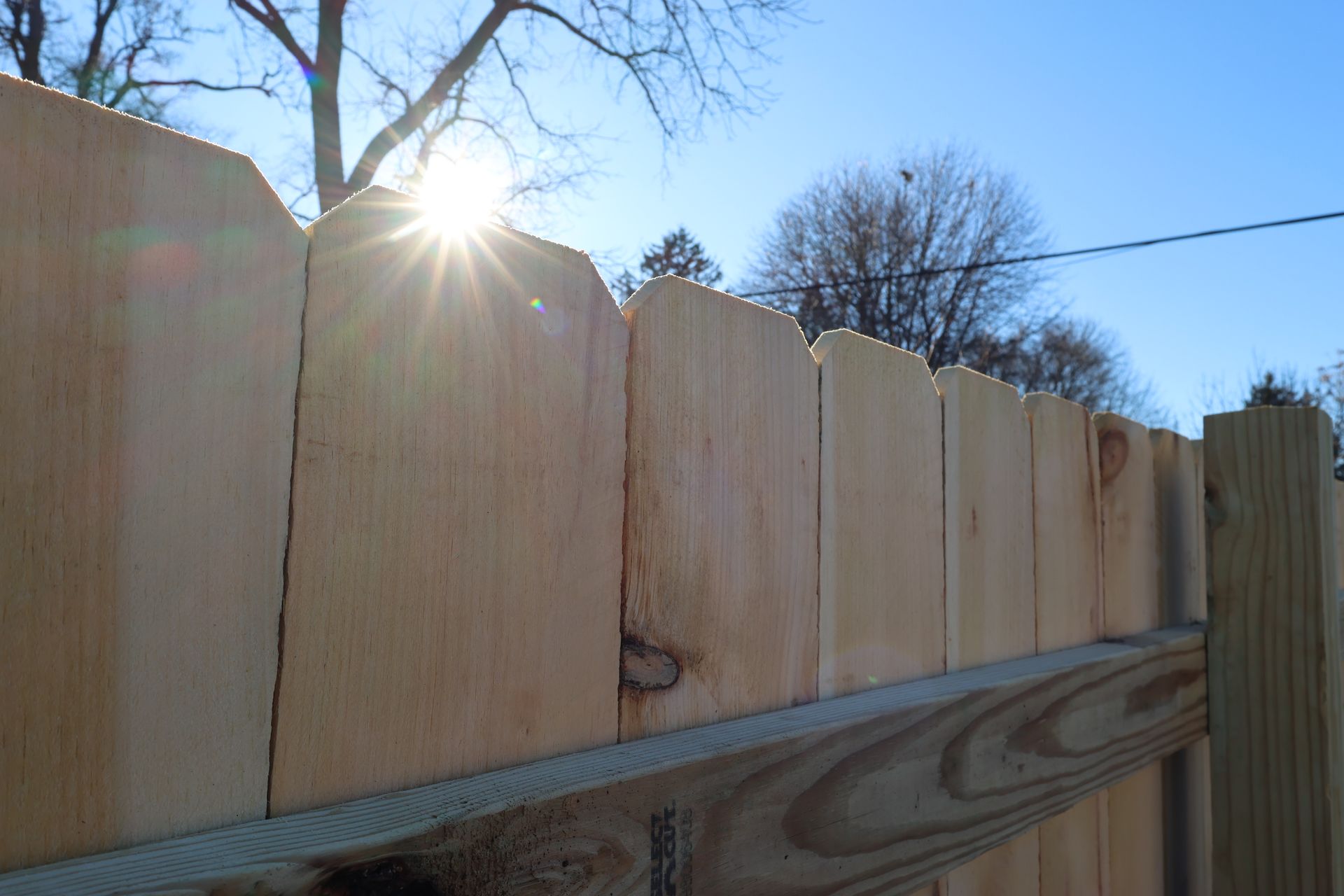 pressure treated pine fence installation Illinois