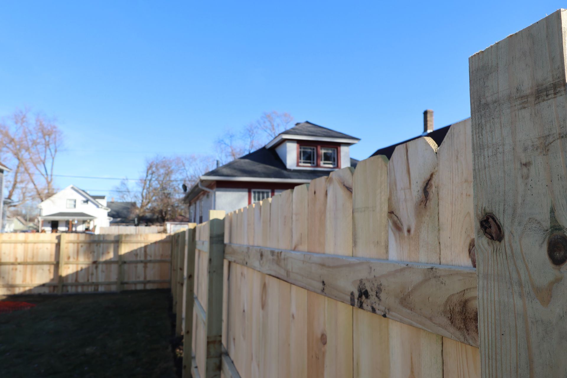 pressure treated pine fence installation Illinois