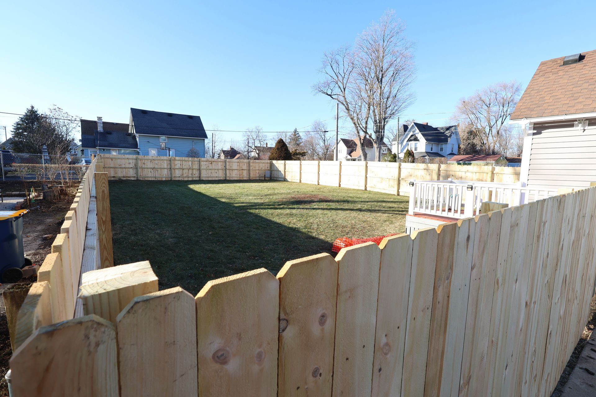 pressure treated pine fence installation Illinois