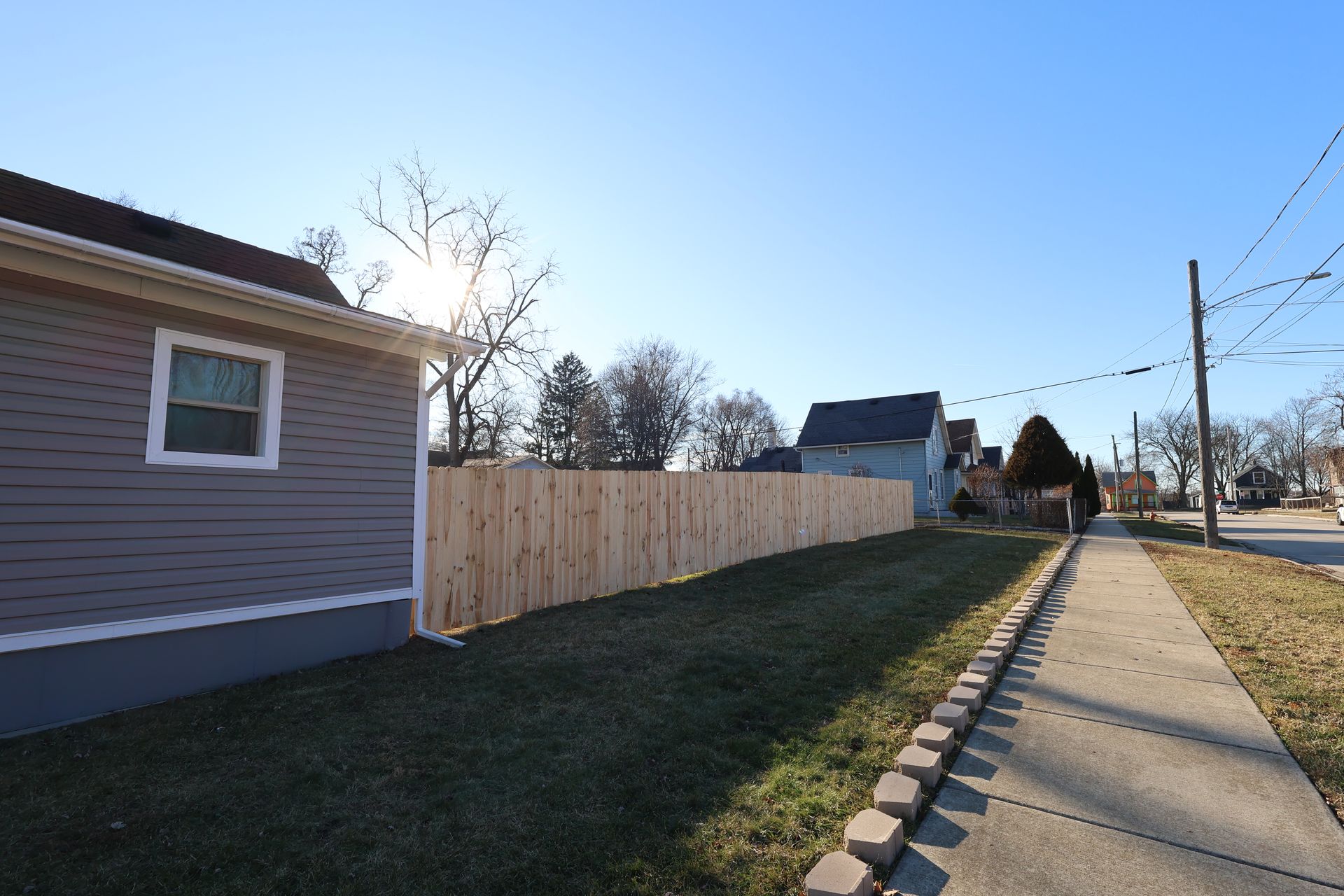 pressure treated pine fence installation Illinois