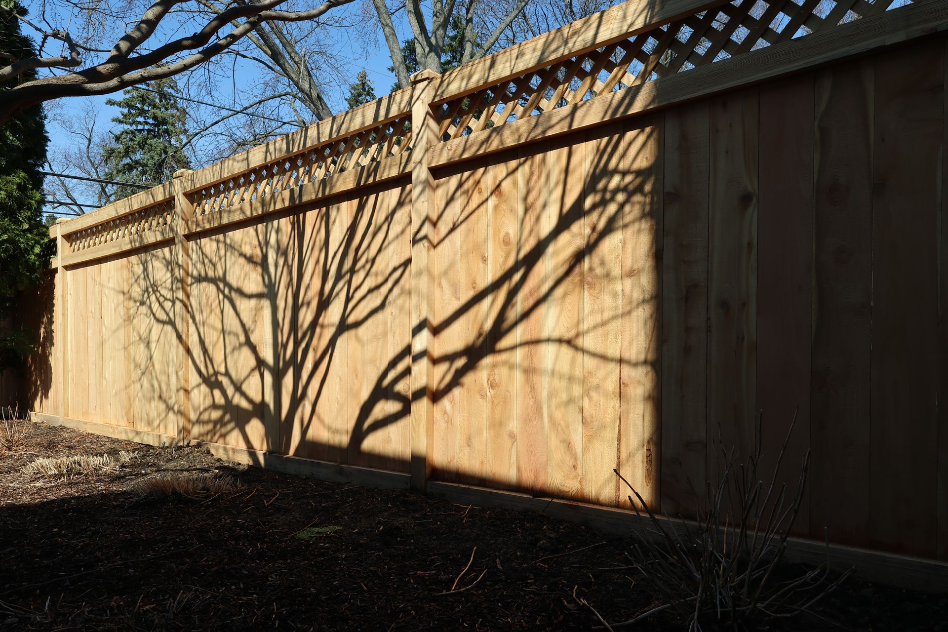 cedar fence installation Illinois