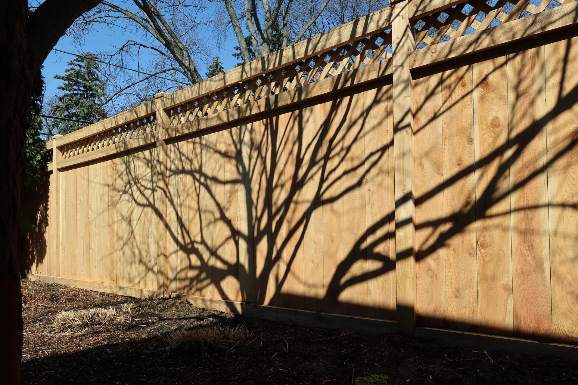 cedar fence installation Illinois