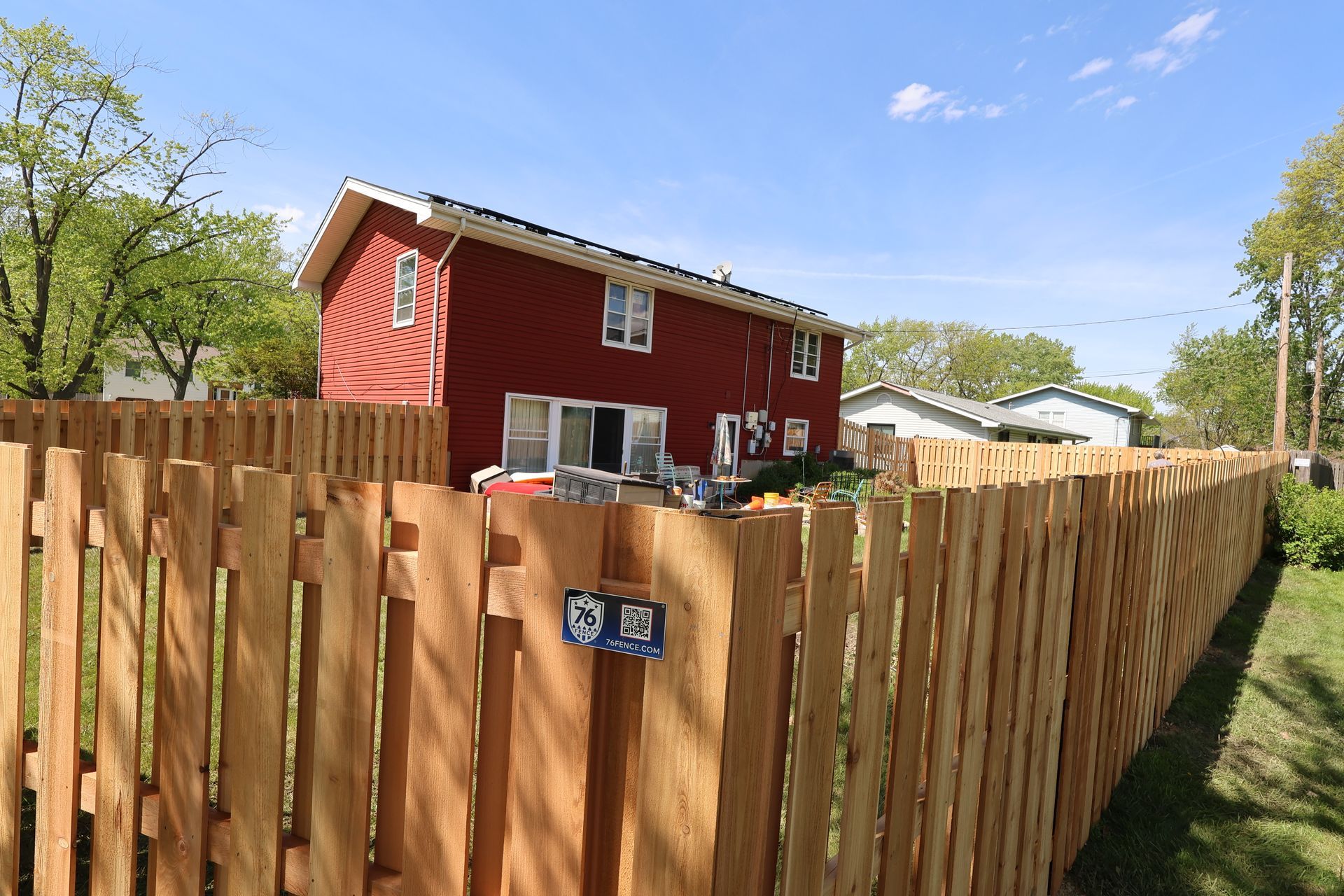 cedar fence installation Illinois