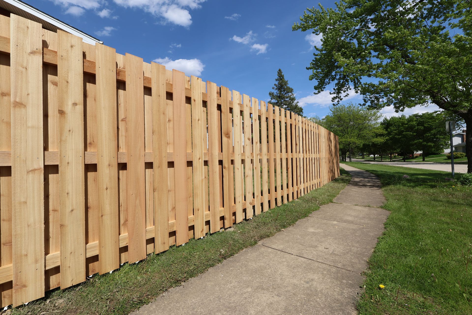 cedar fence installation Illinois