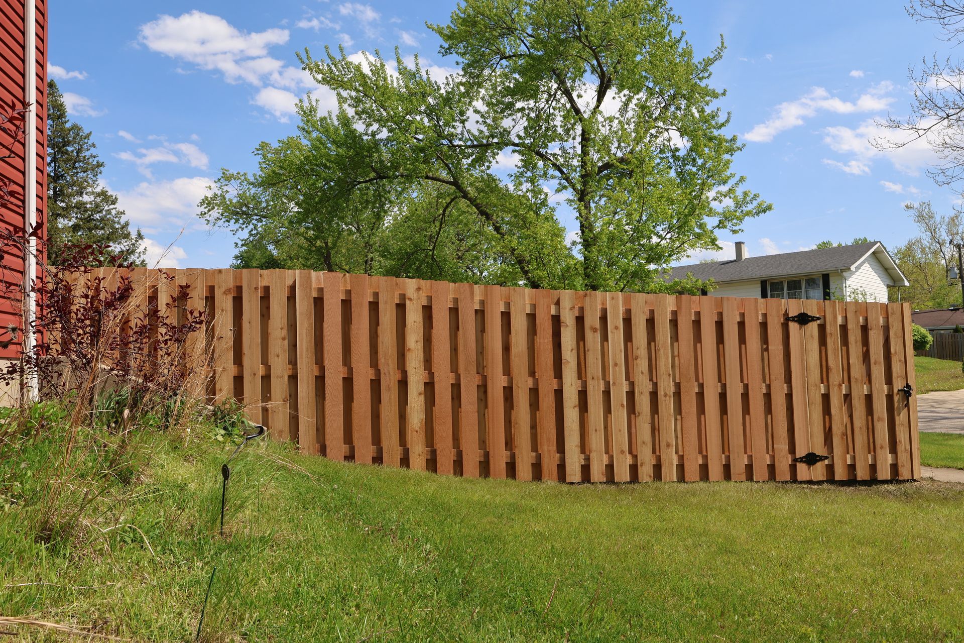 cedar fence installation Illinois