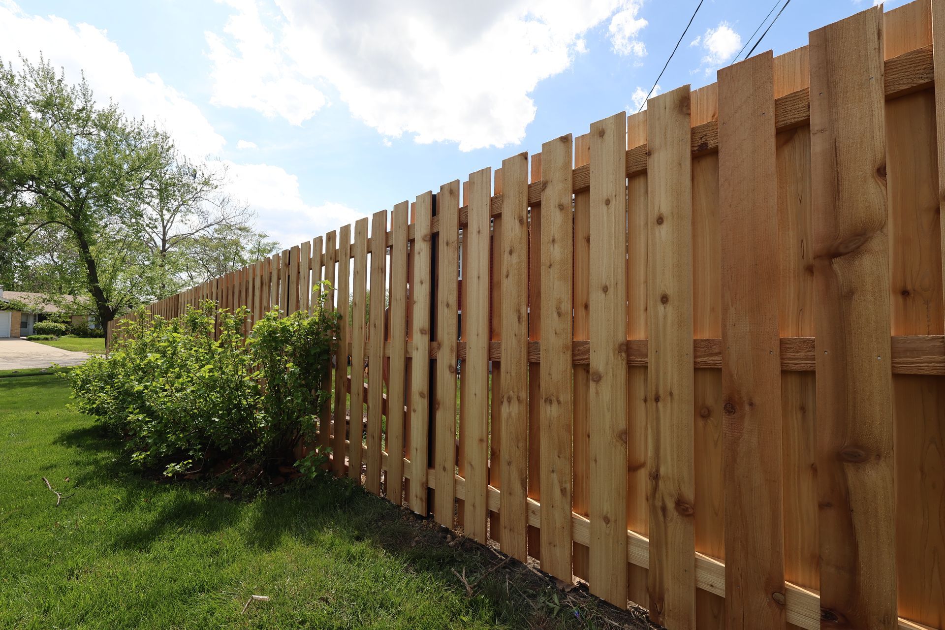 cedar fence installation Illinois