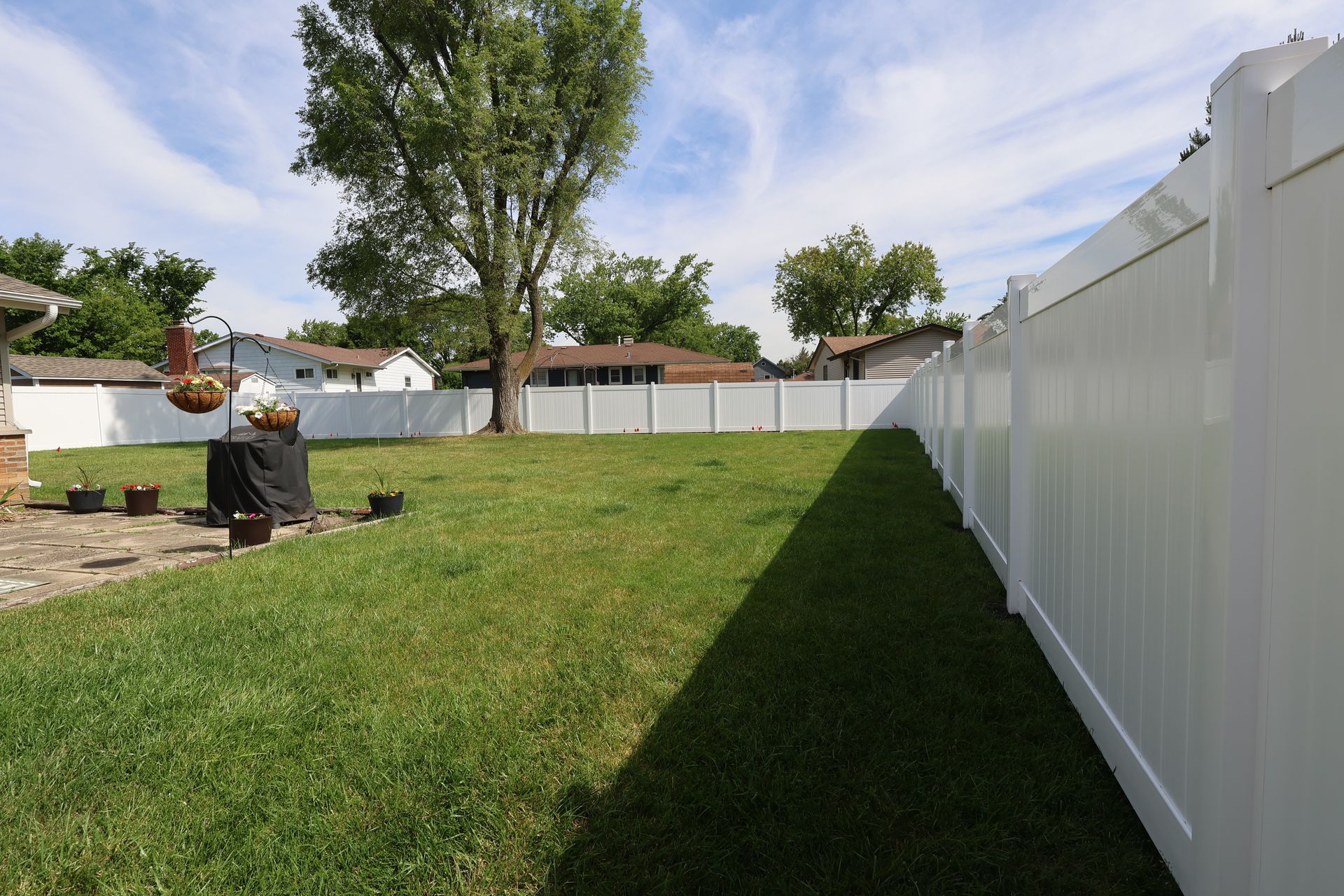 vinyl fence installation Illinois