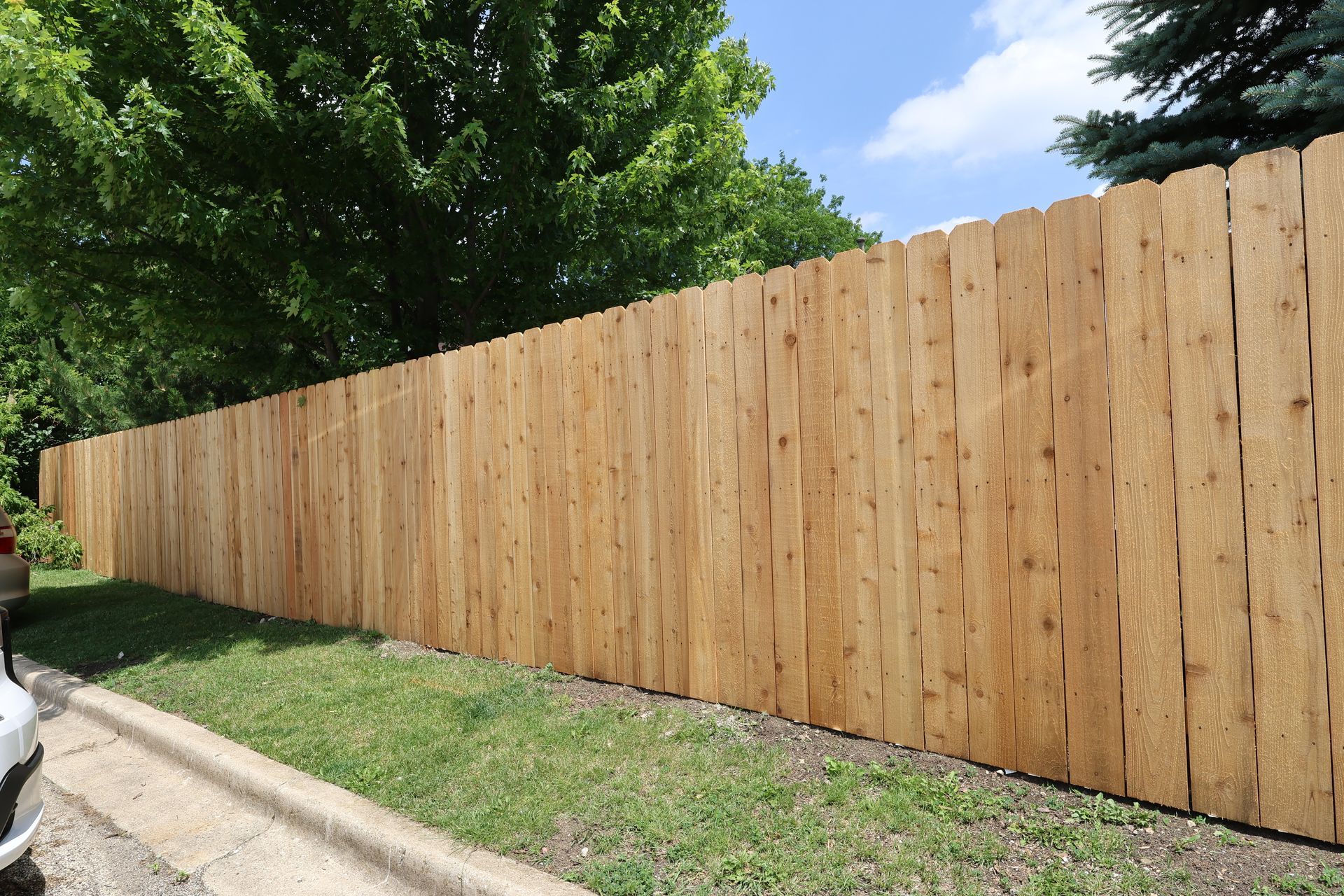 cedar fence installation Illinois