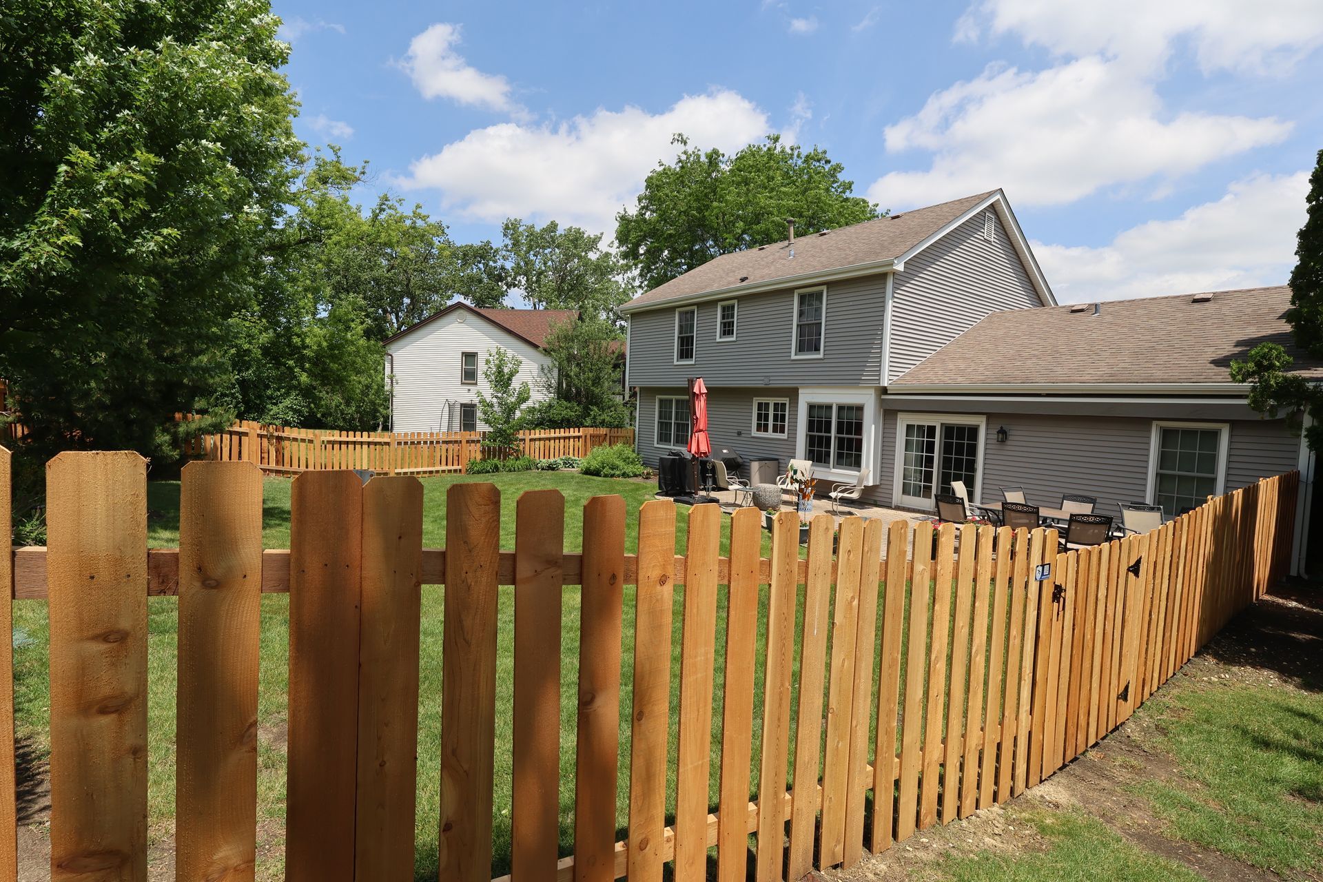 cedar fence installation Illinois