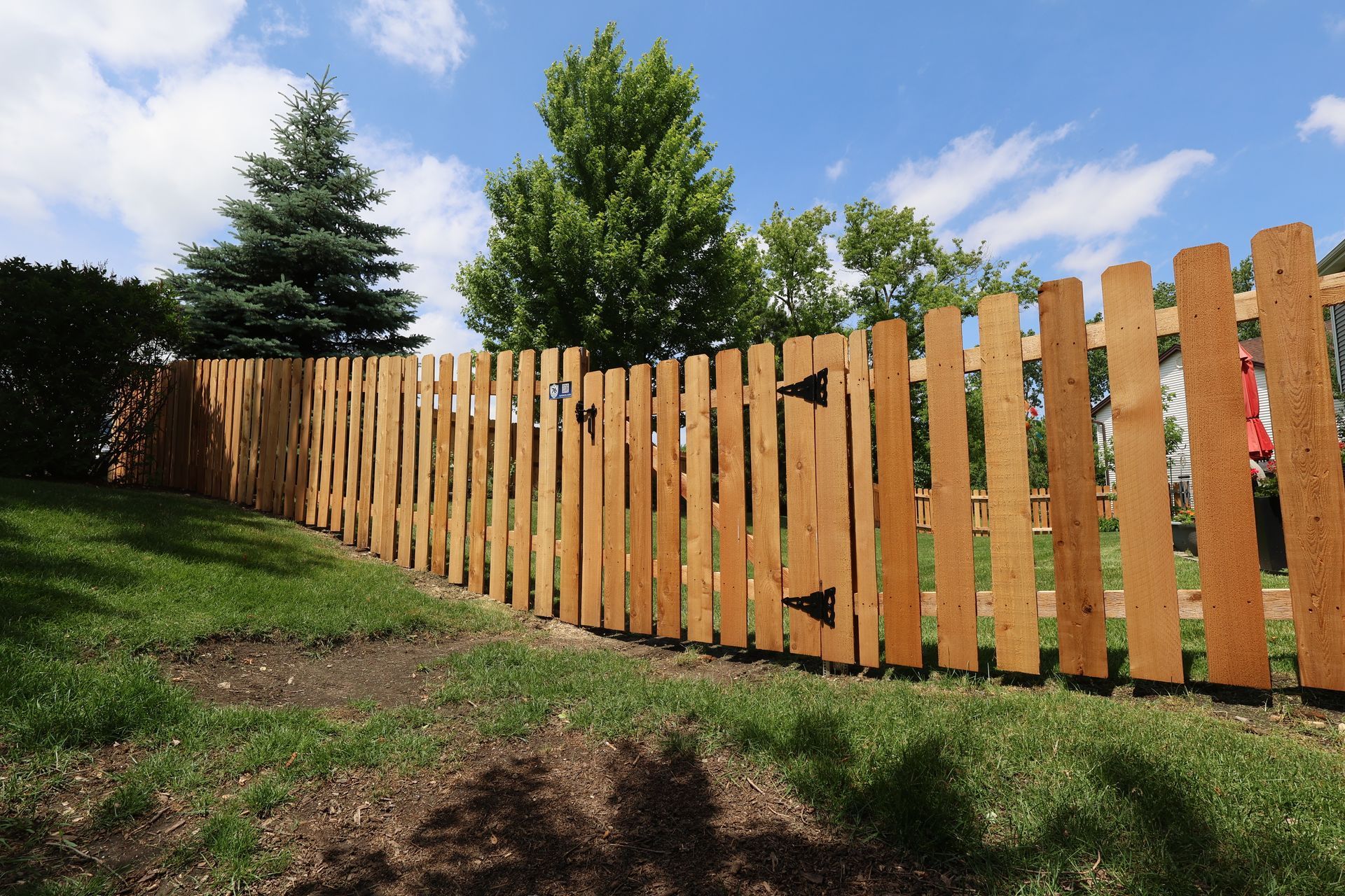 cedar fence installation Illinois