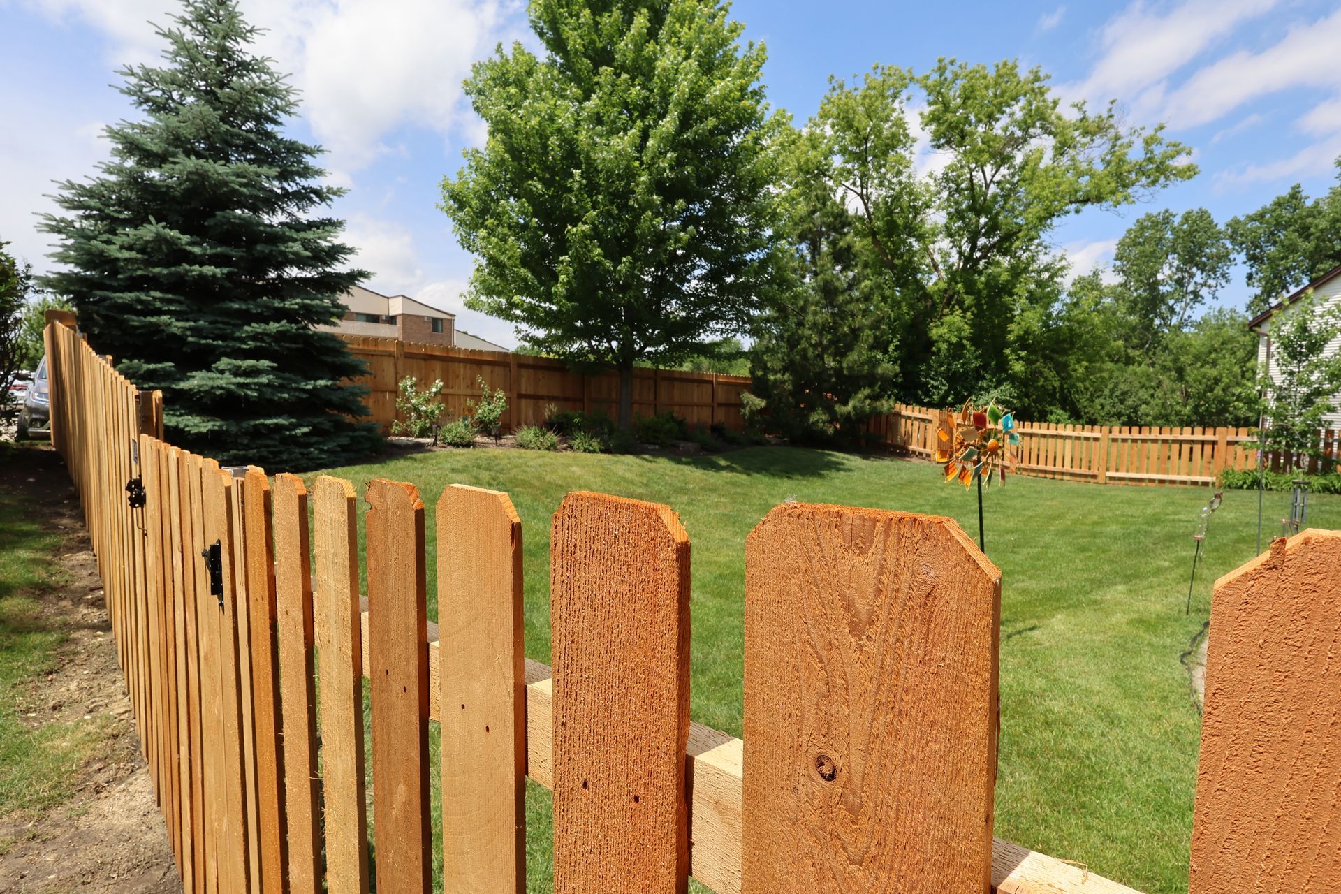 cedar fence installation Illinois