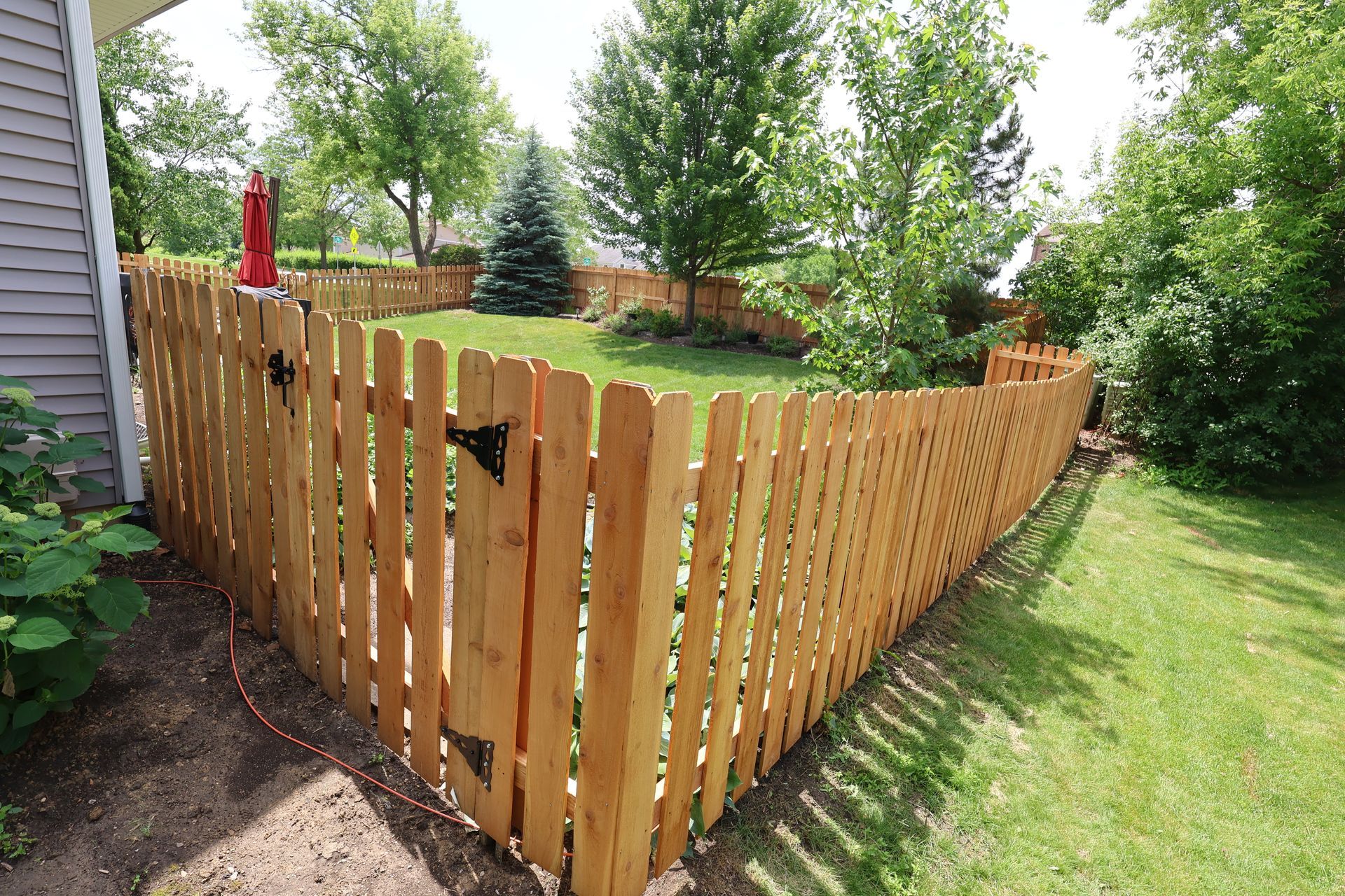 cedar fence installation Illinois